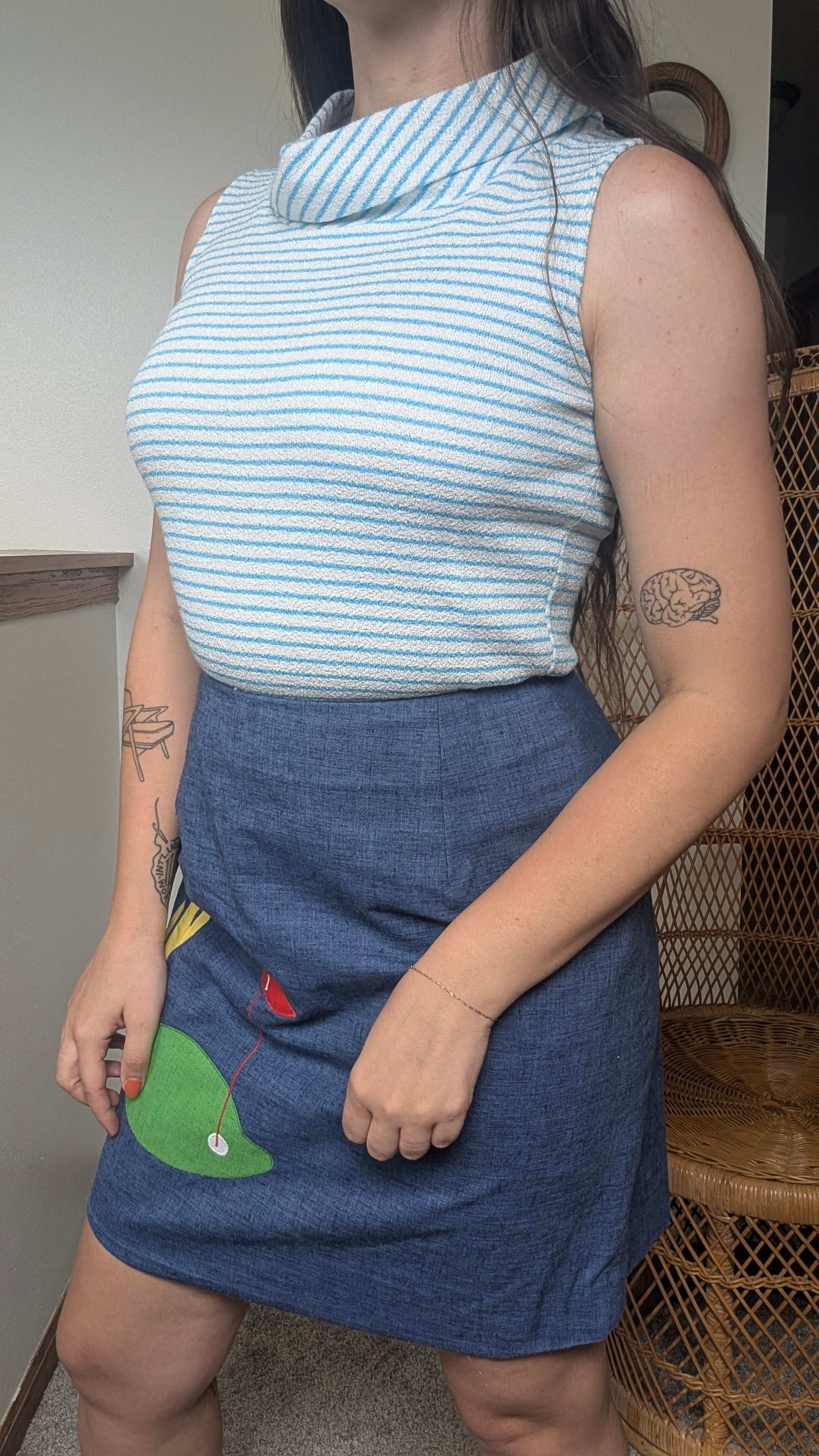 1960s stripe top Top Rad Bonnie's Vintage