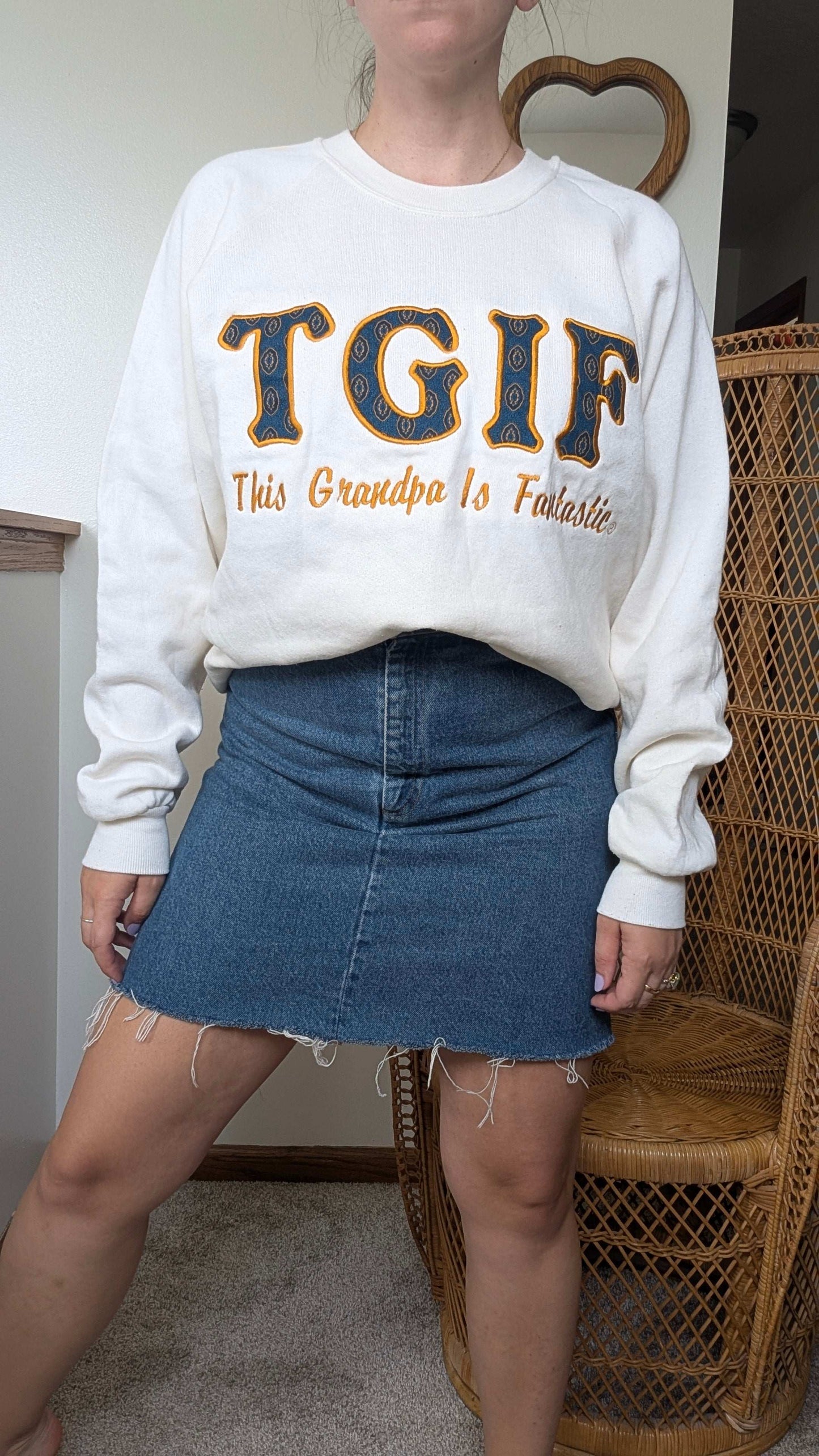 1990s grandpa sweatshirt sweatshirt Rad Bonnie's Vintage