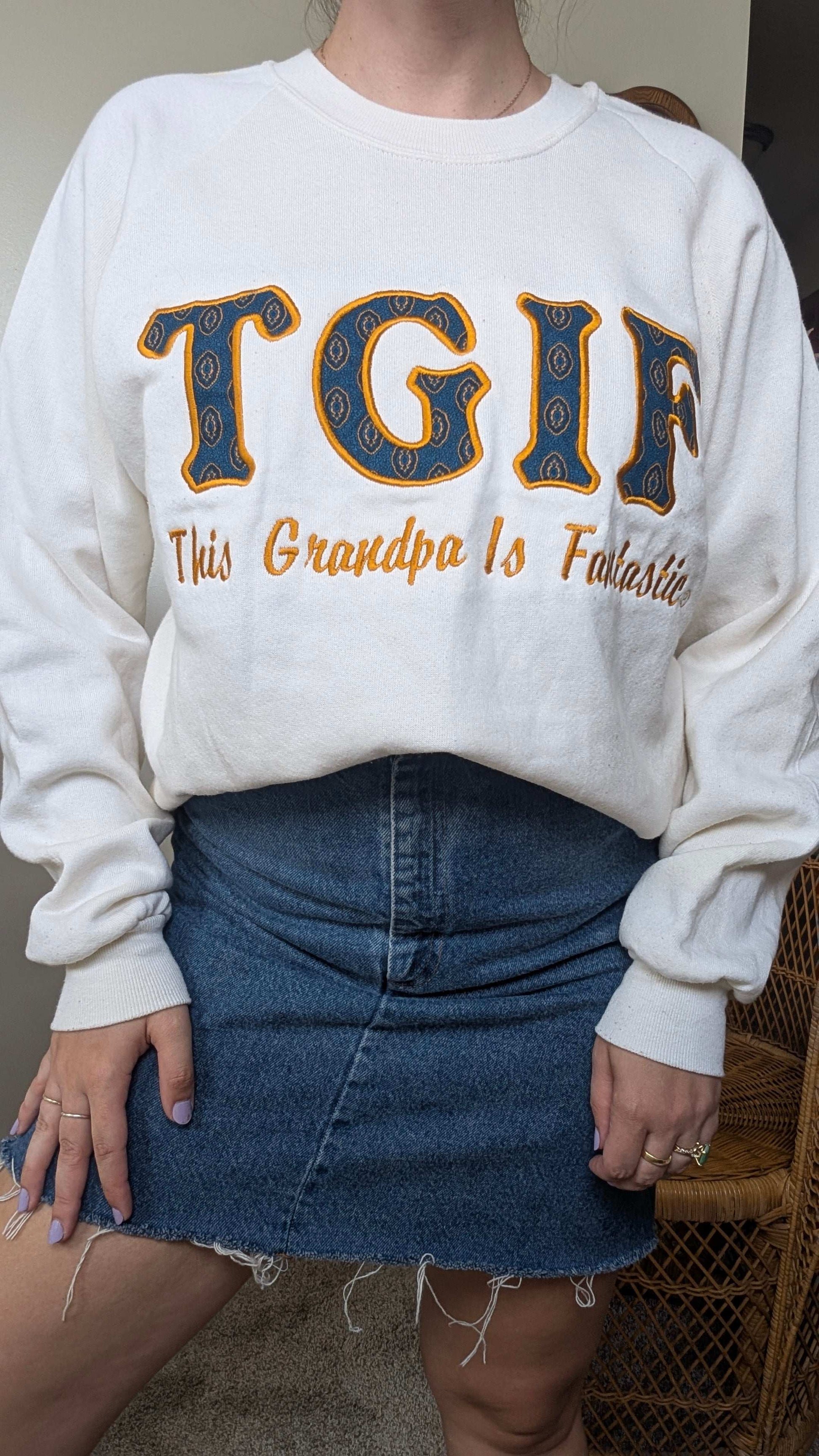 1990s grandpa sweatshirt sweatshirt Rad Bonnie's Vintage