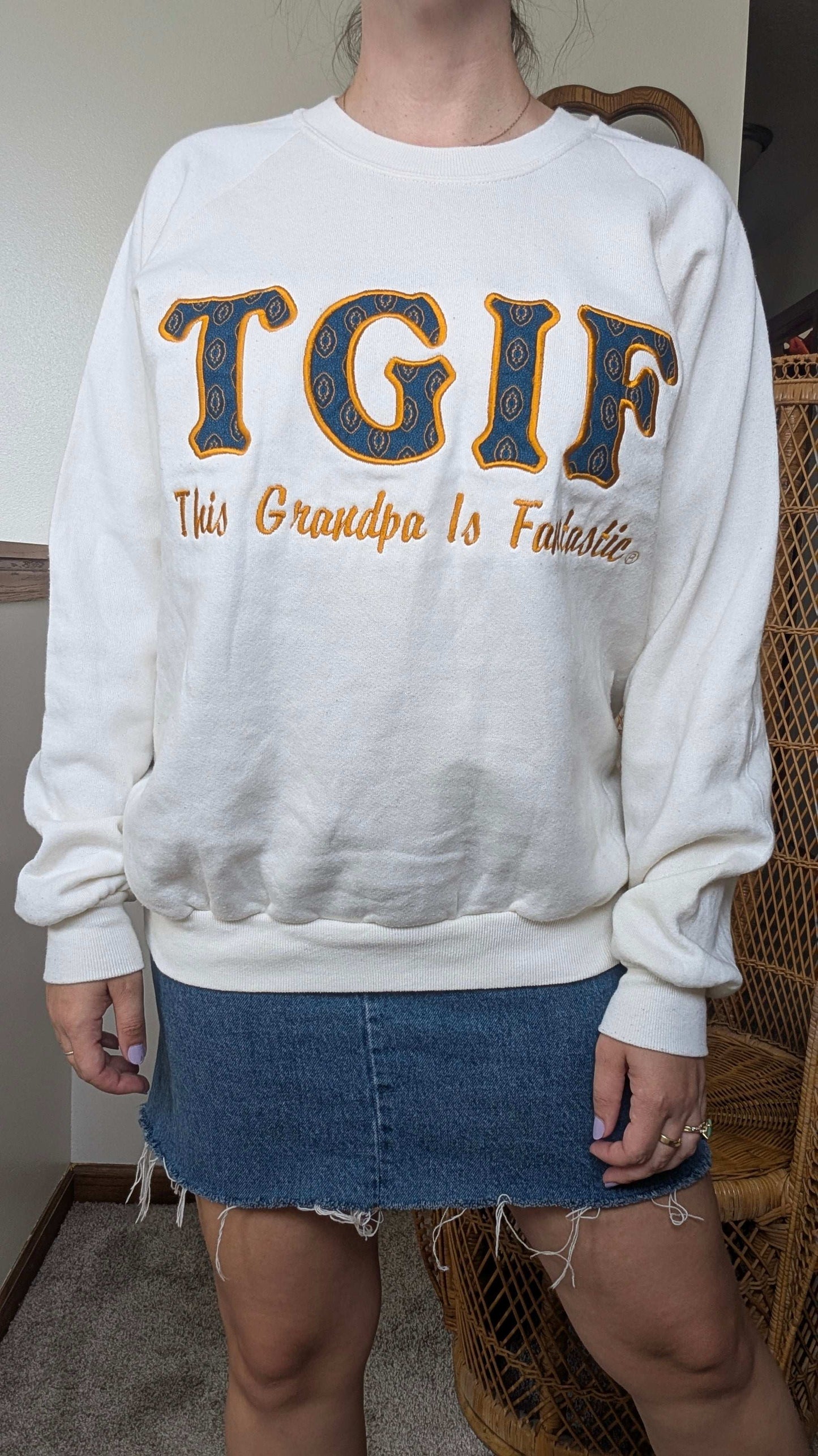 1990s grandpa sweatshirt sweatshirt Rad Bonnie's Vintage