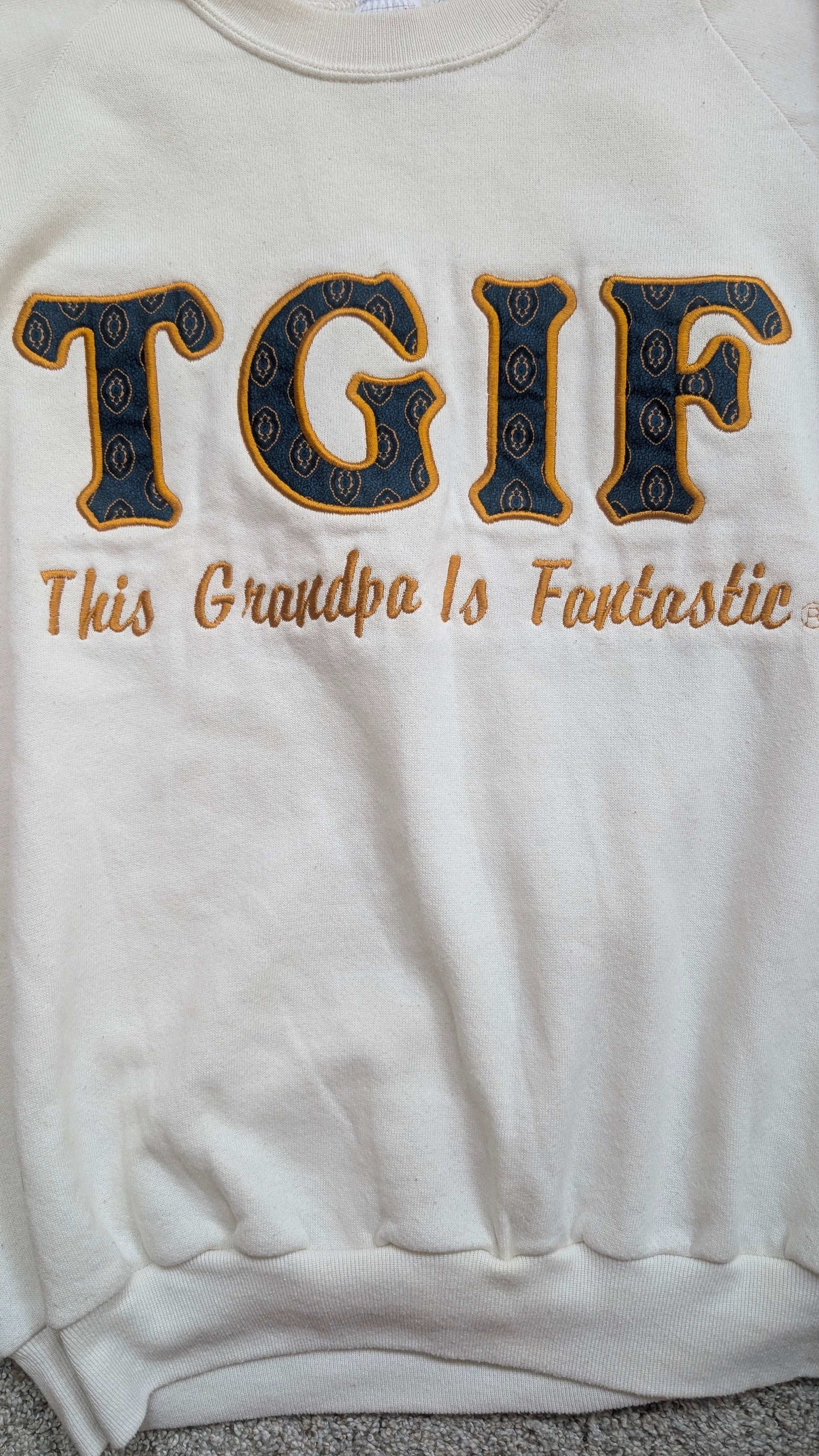 1990s grandpa sweatshirt sweatshirt Rad Bonnie's Vintage