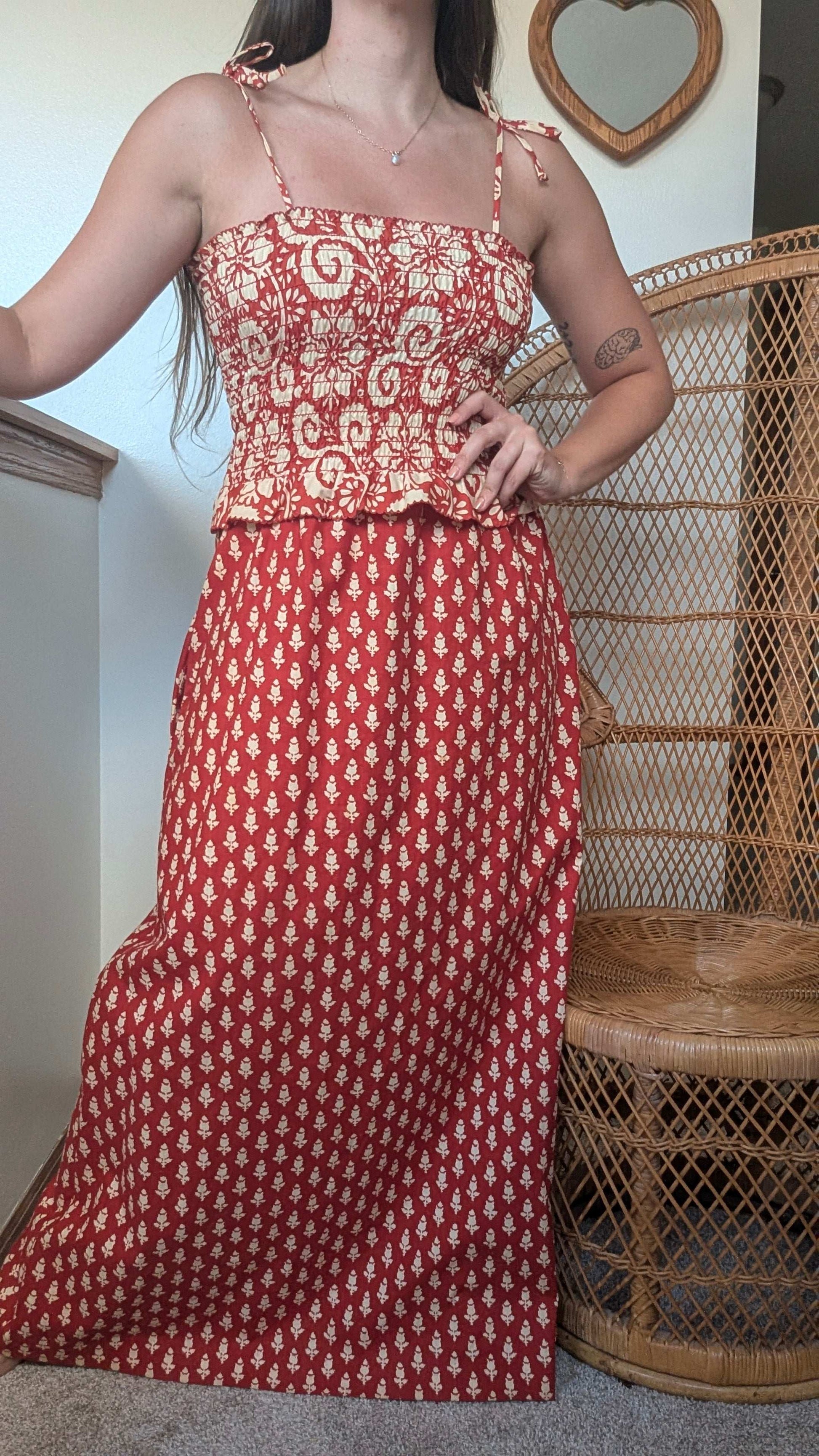 1960s maxi dress Dress Rad Bonnie's Vintage