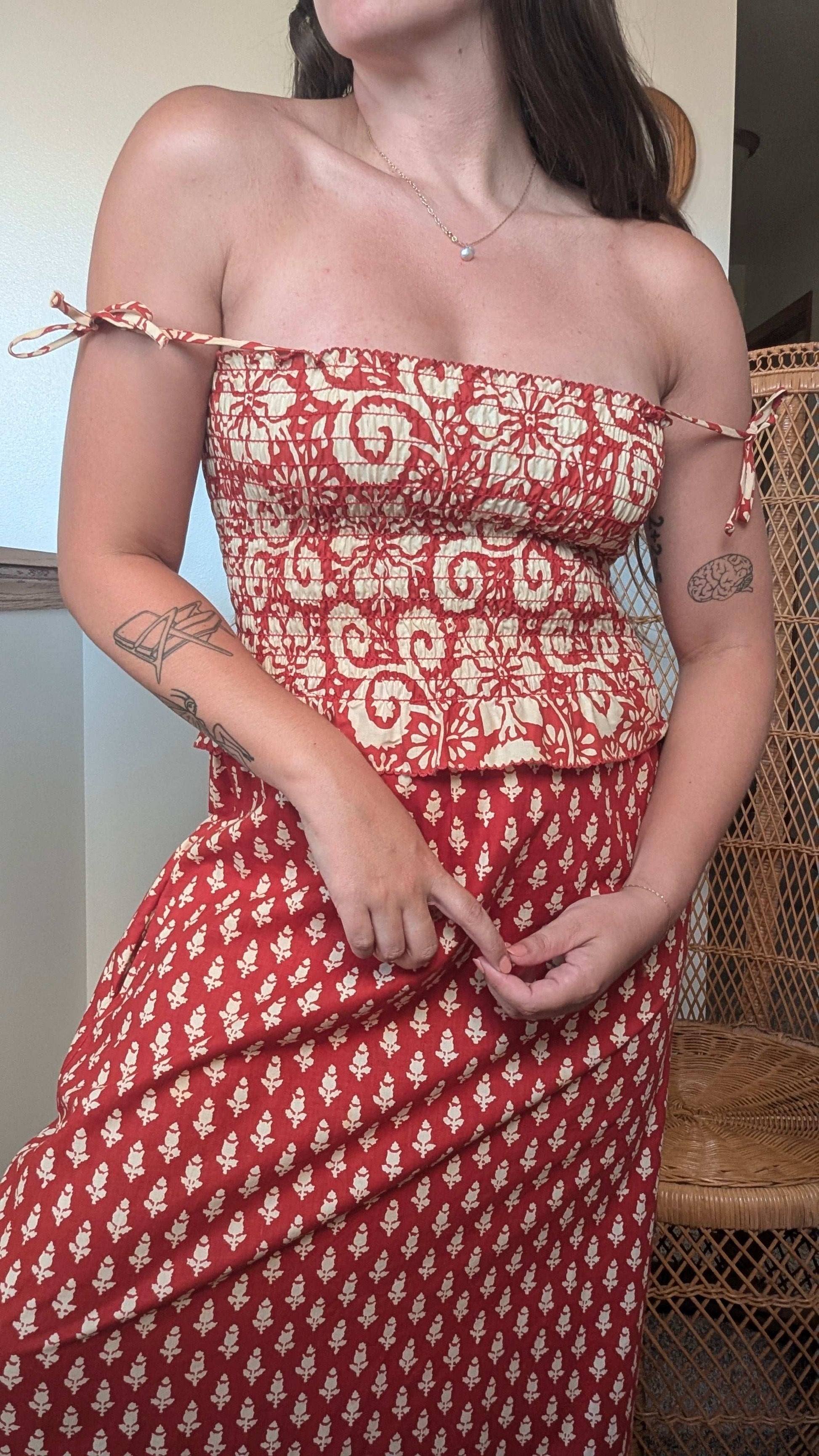 1960s maxi dress Dress Rad Bonnie's Vintage