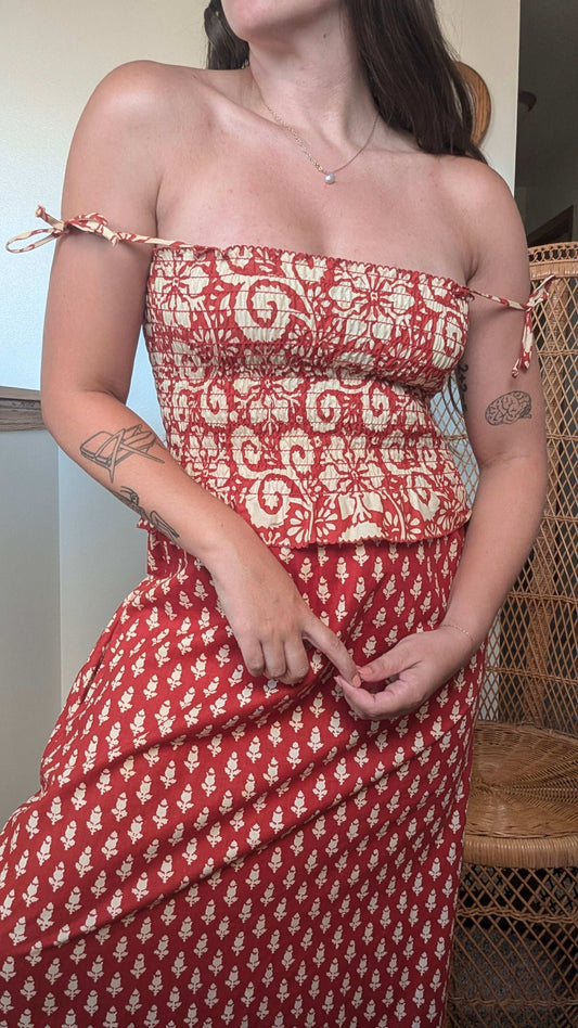 1960s maxi dress Dress Rad Bonnie's Vintage