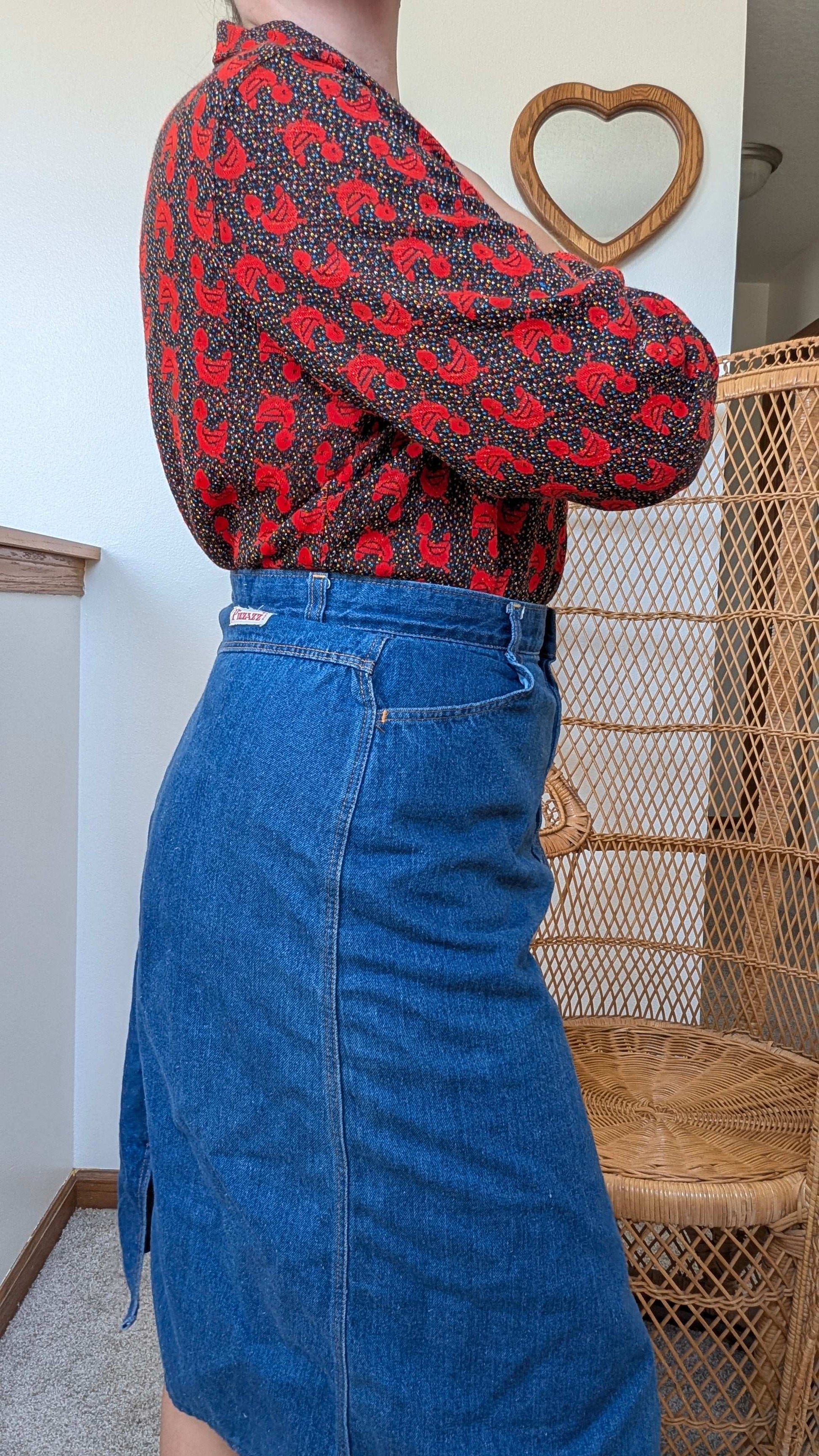 1970s duck top Top Rad Bonnie's Vintage