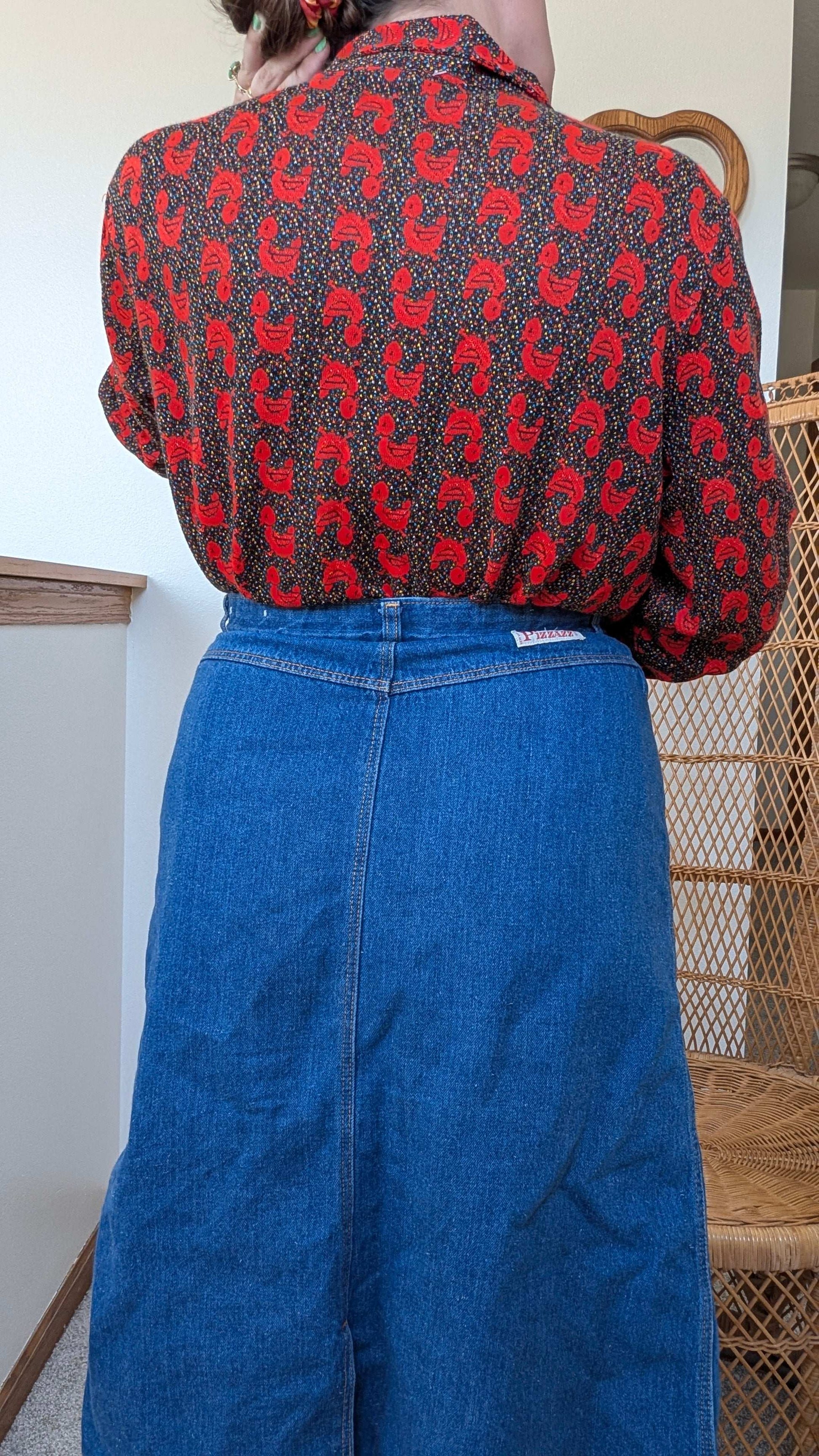 1970s duck top Top Rad Bonnie's Vintage