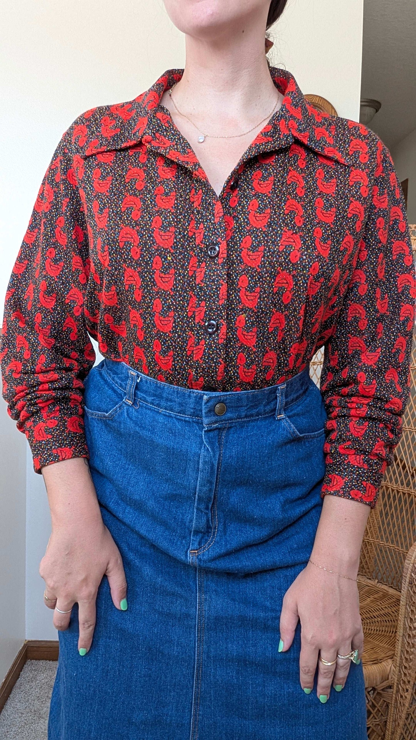 1970s duck top Top Rad Bonnie's Vintage