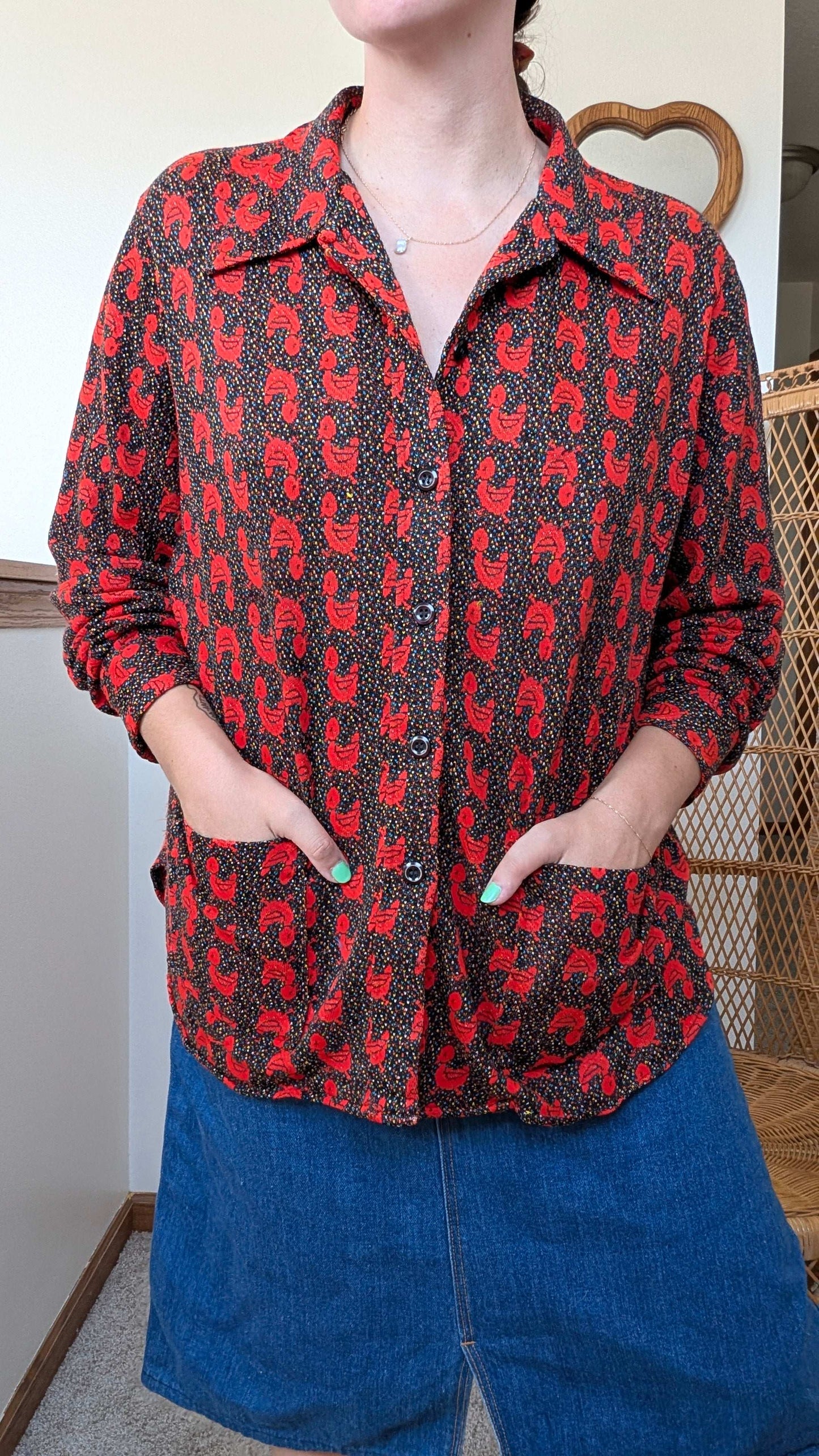 1970s duck top Top Rad Bonnie's Vintage