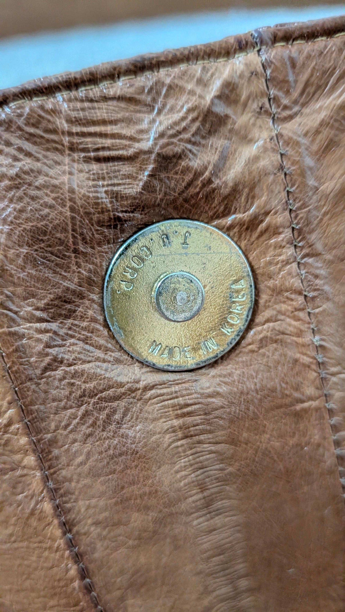 1980s leather clutch Purse Rad Bonnie's Vintage