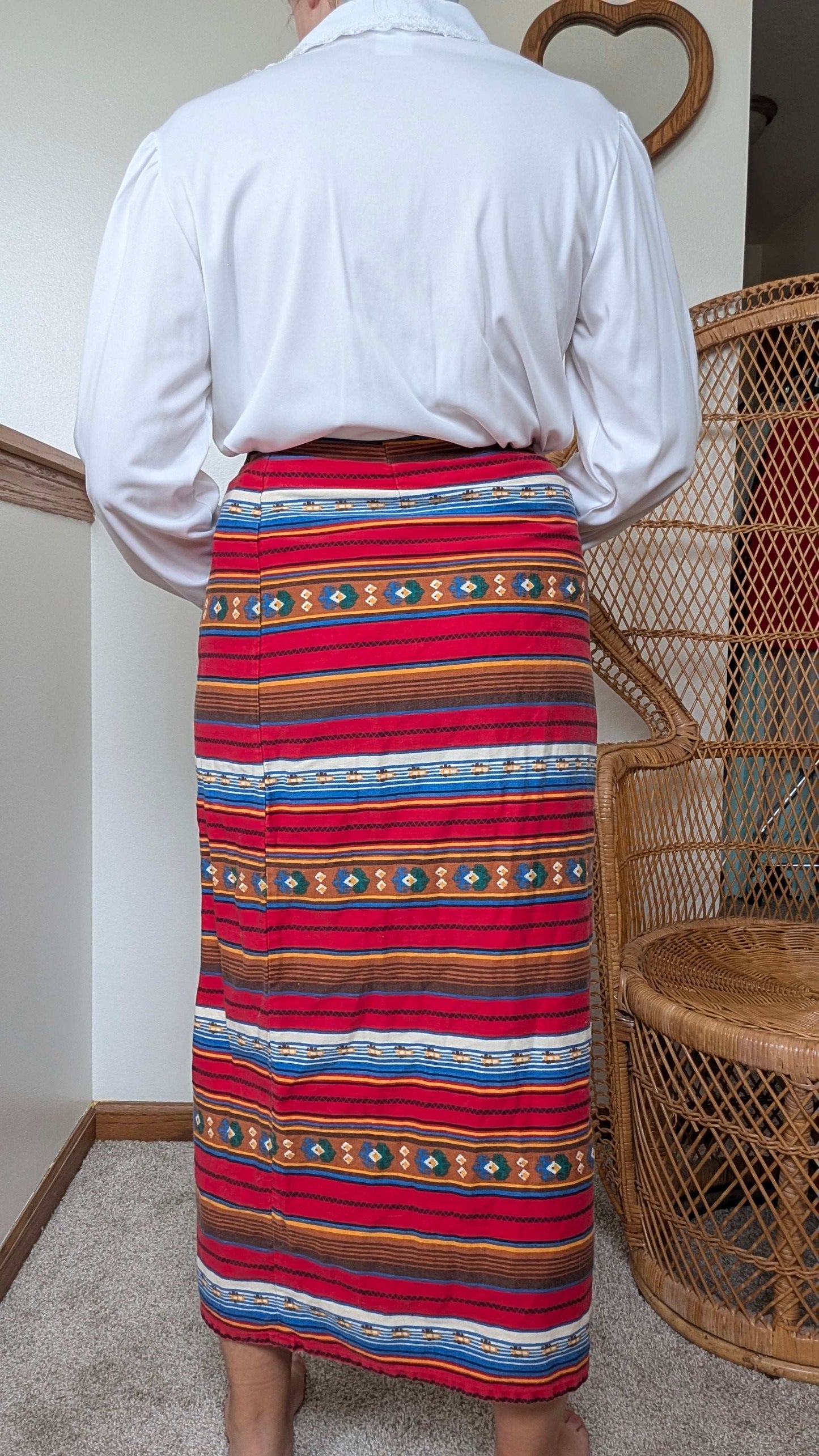 1990s wrap skirt Skirt Rad Bonnie's Vintage