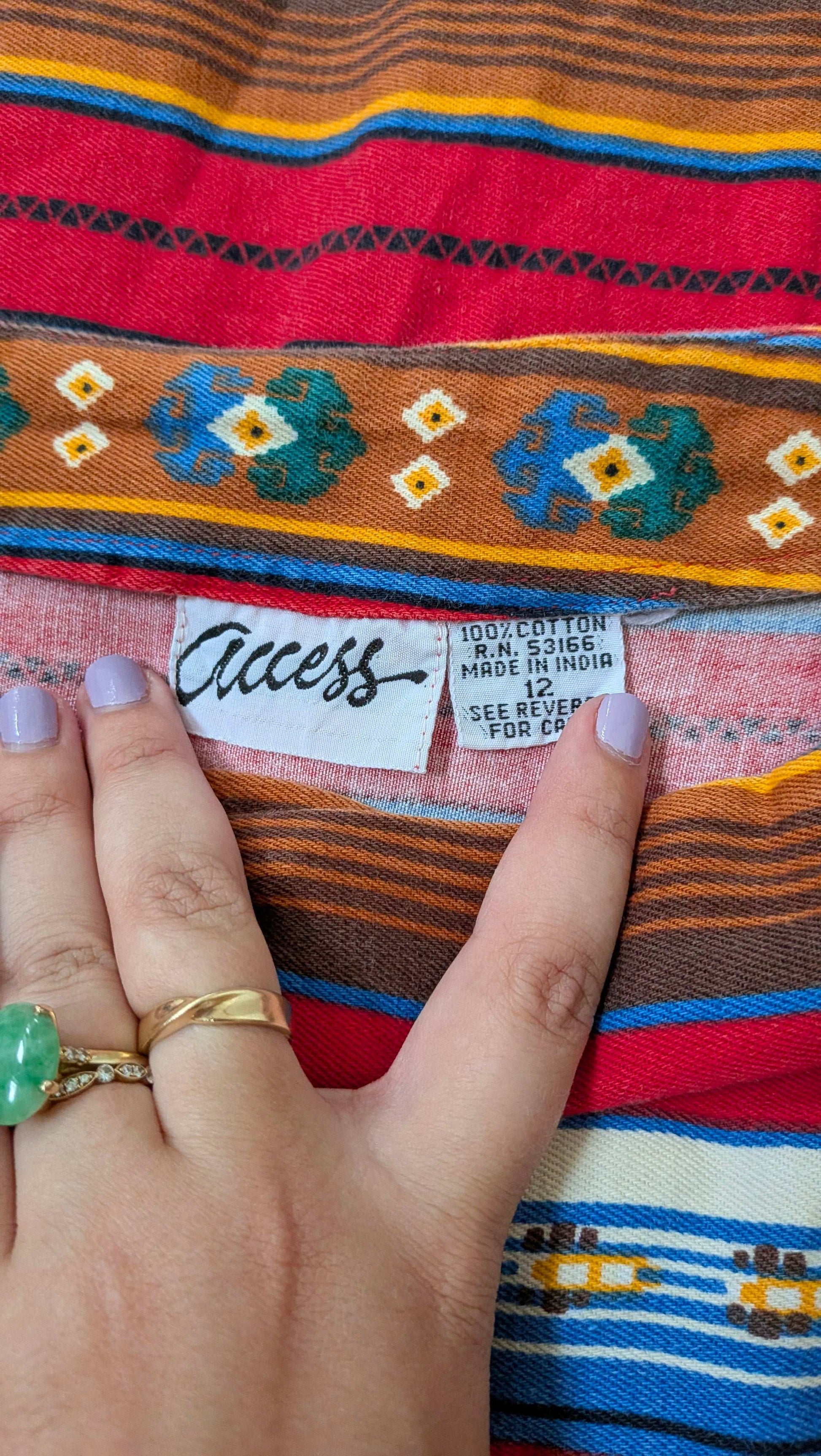 1990s wrap skirt Skirt Rad Bonnie's Vintage