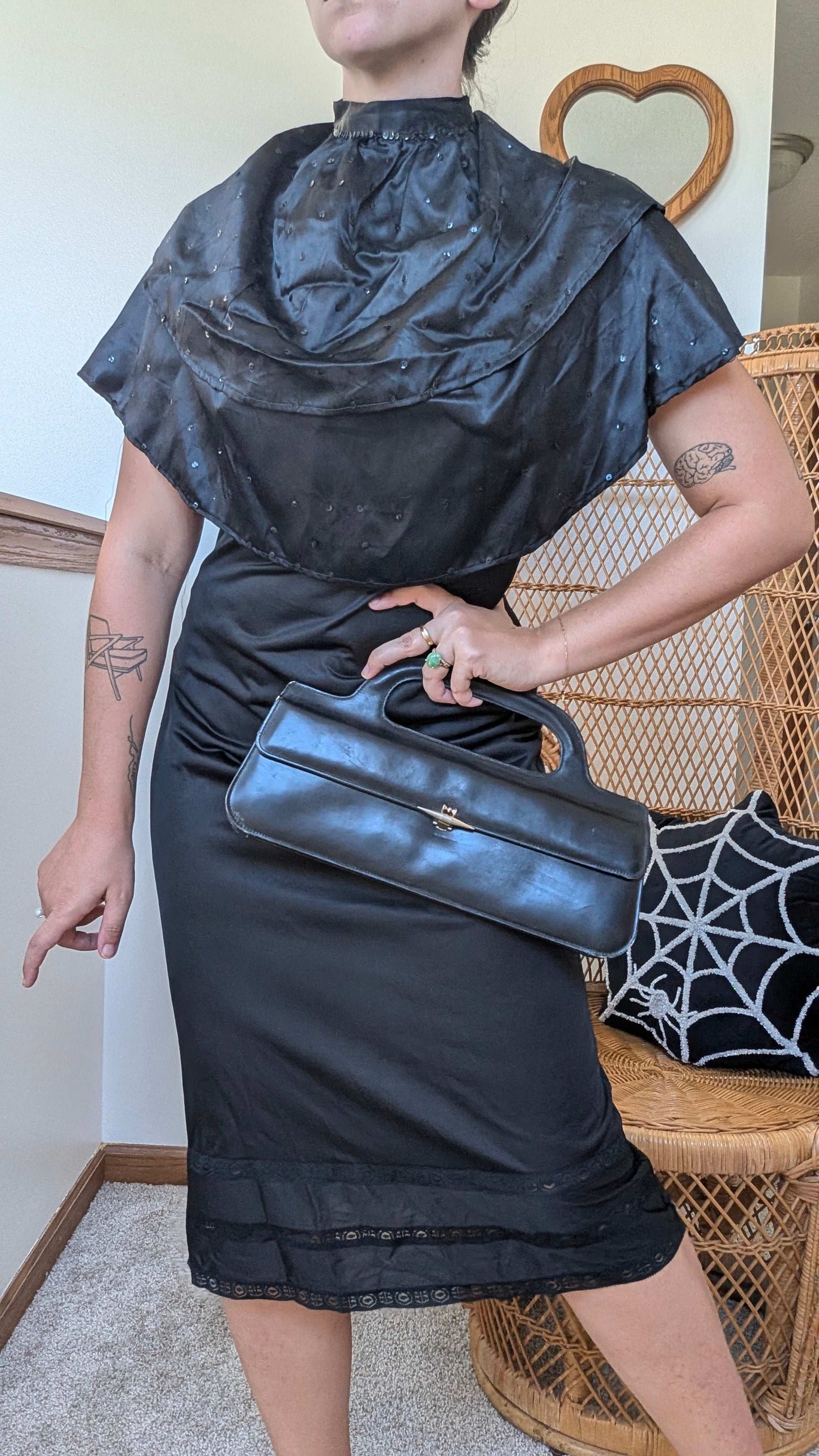 1960s sequin capelet Cape Rad Bonnie's Vintage