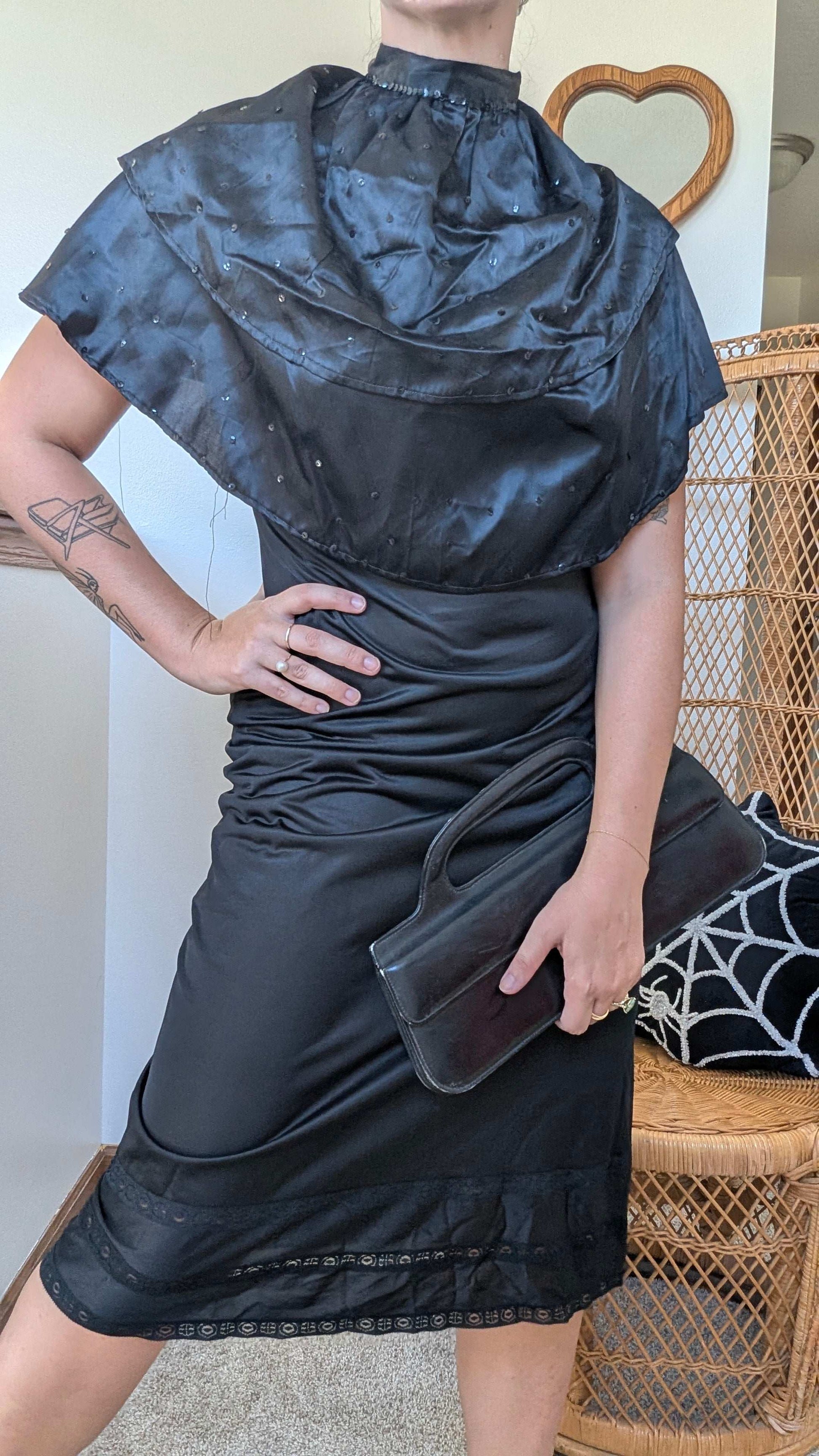 1960s sequin capelet Cape Rad Bonnie's Vintage