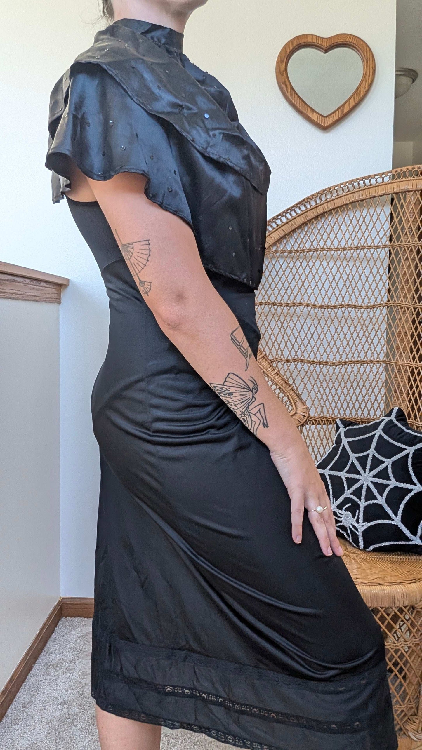 1960s sequin capelet Cape Rad Bonnie's Vintage