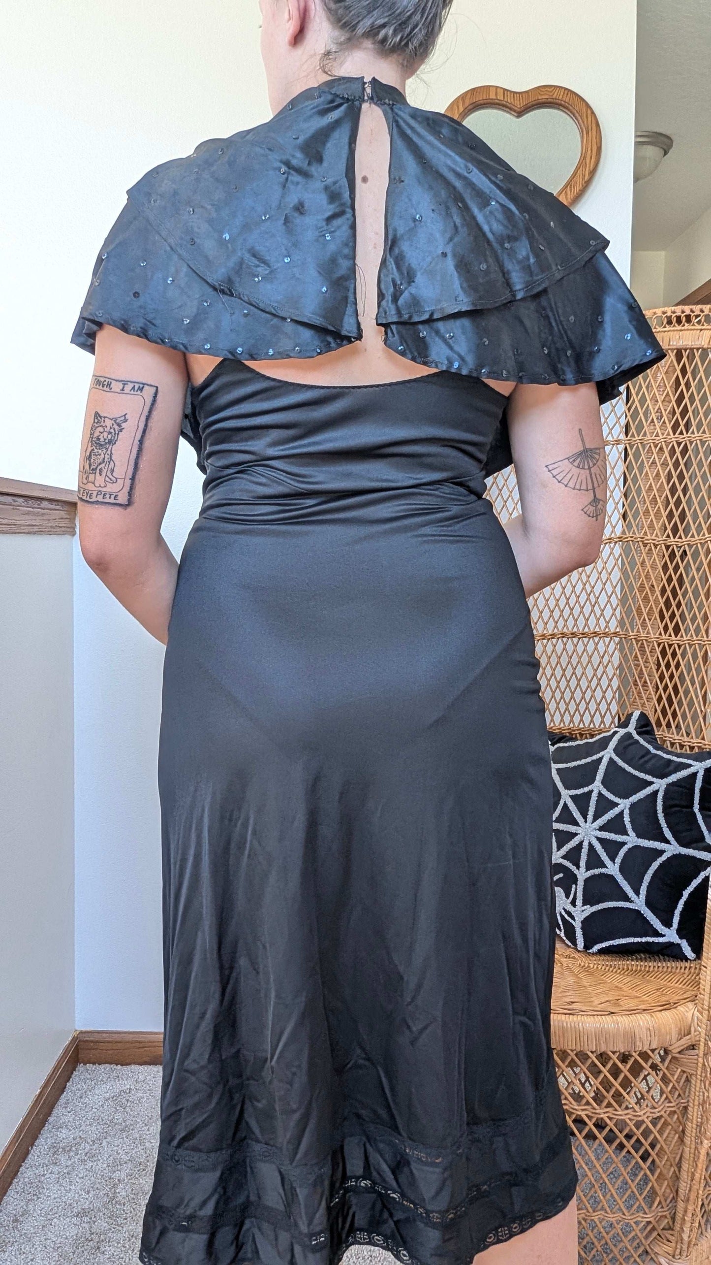 1960s sequin capelet Cape Rad Bonnie's Vintage