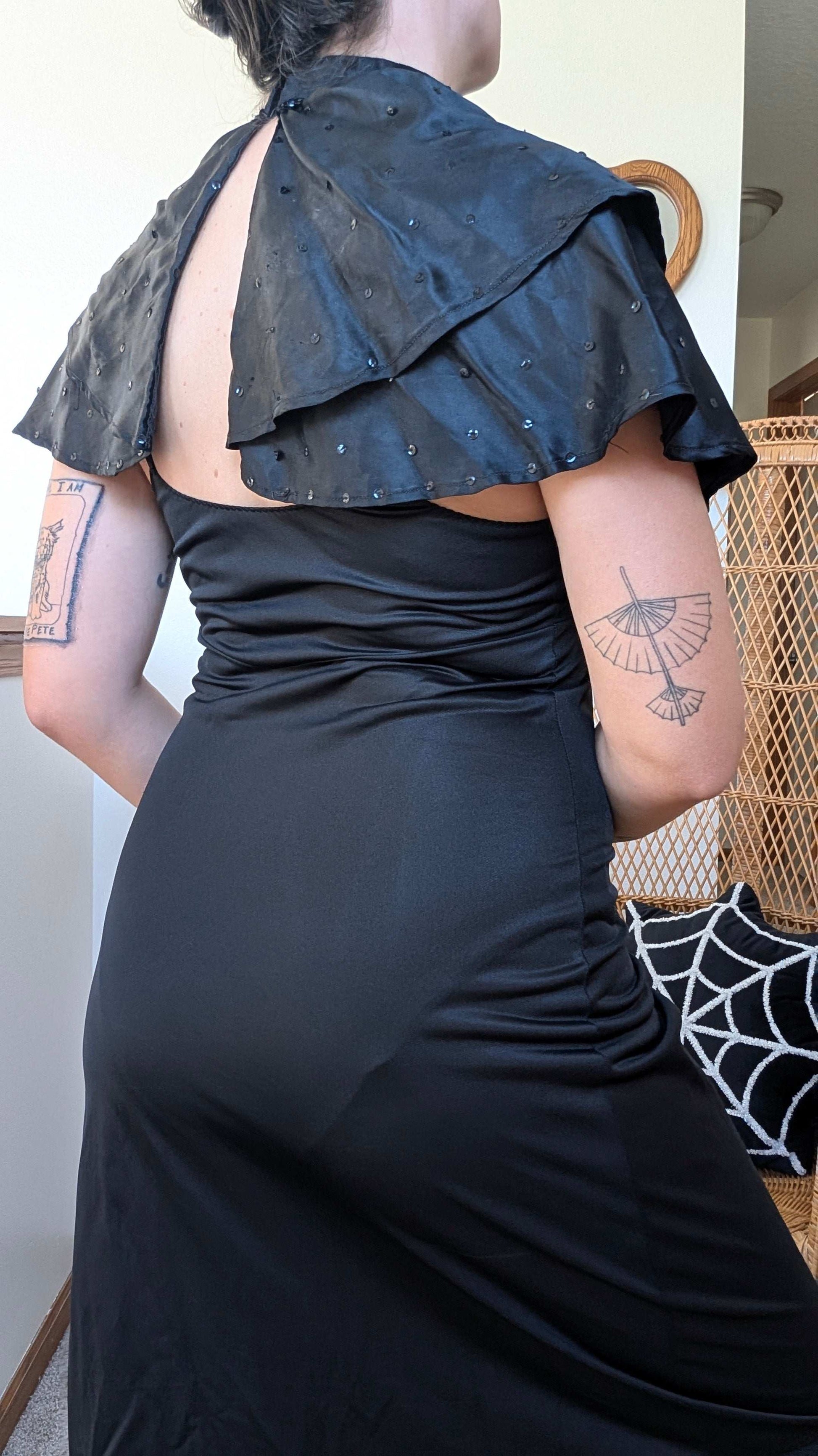 1960s sequin capelet Cape Rad Bonnie's Vintage