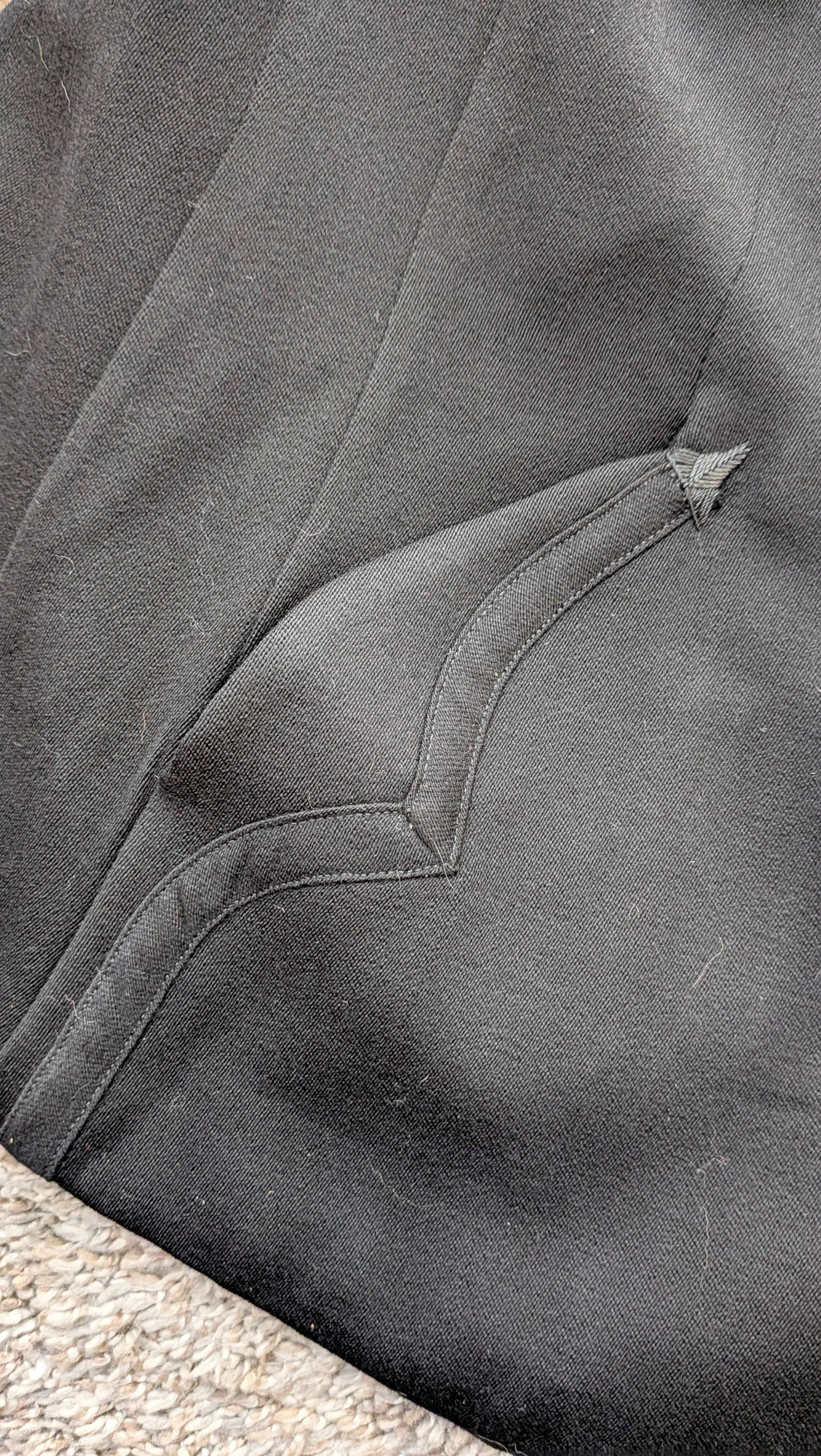 1950s black blazer blazer Rad Bonnie's Vintage