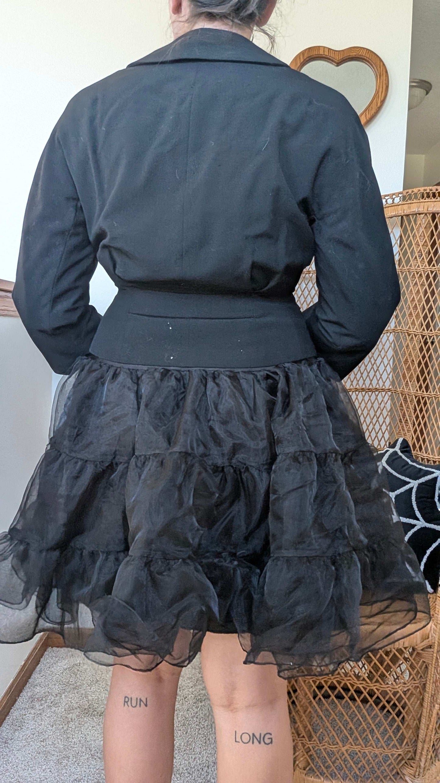 1940s black blazer blazer Rad Bonnie's Vintage