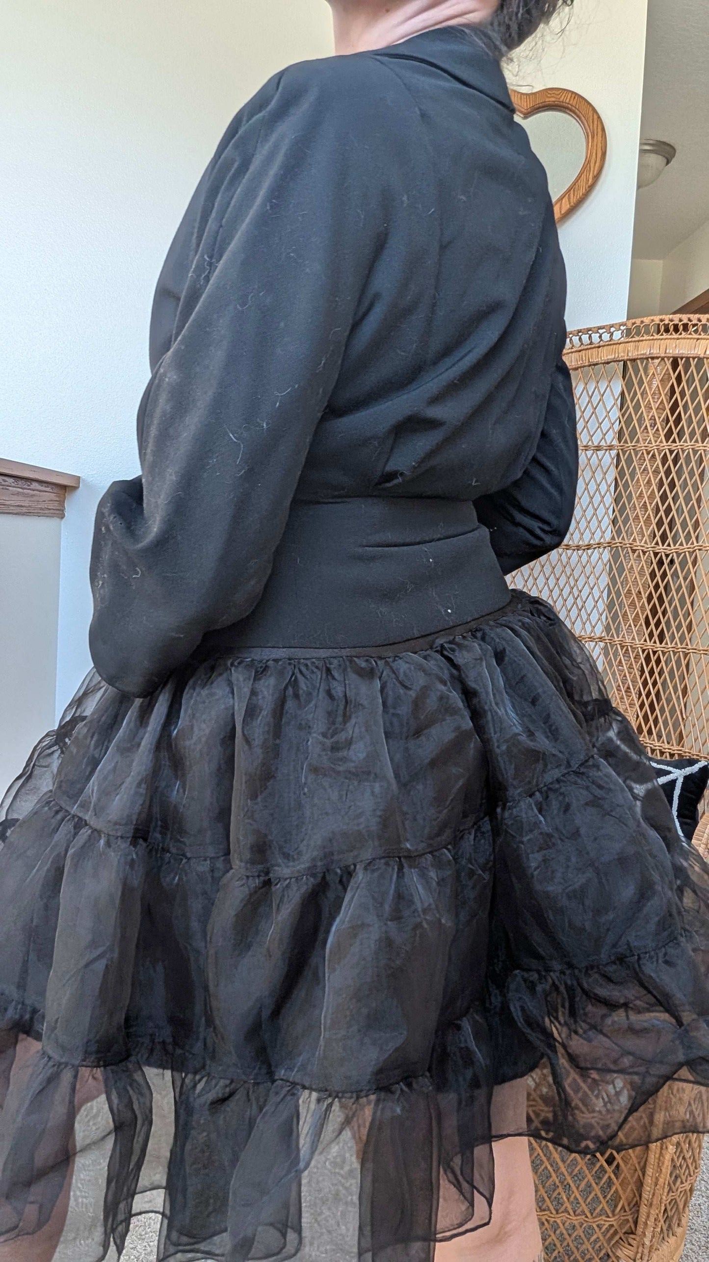 1940s black blazer blazer Rad Bonnie's Vintage