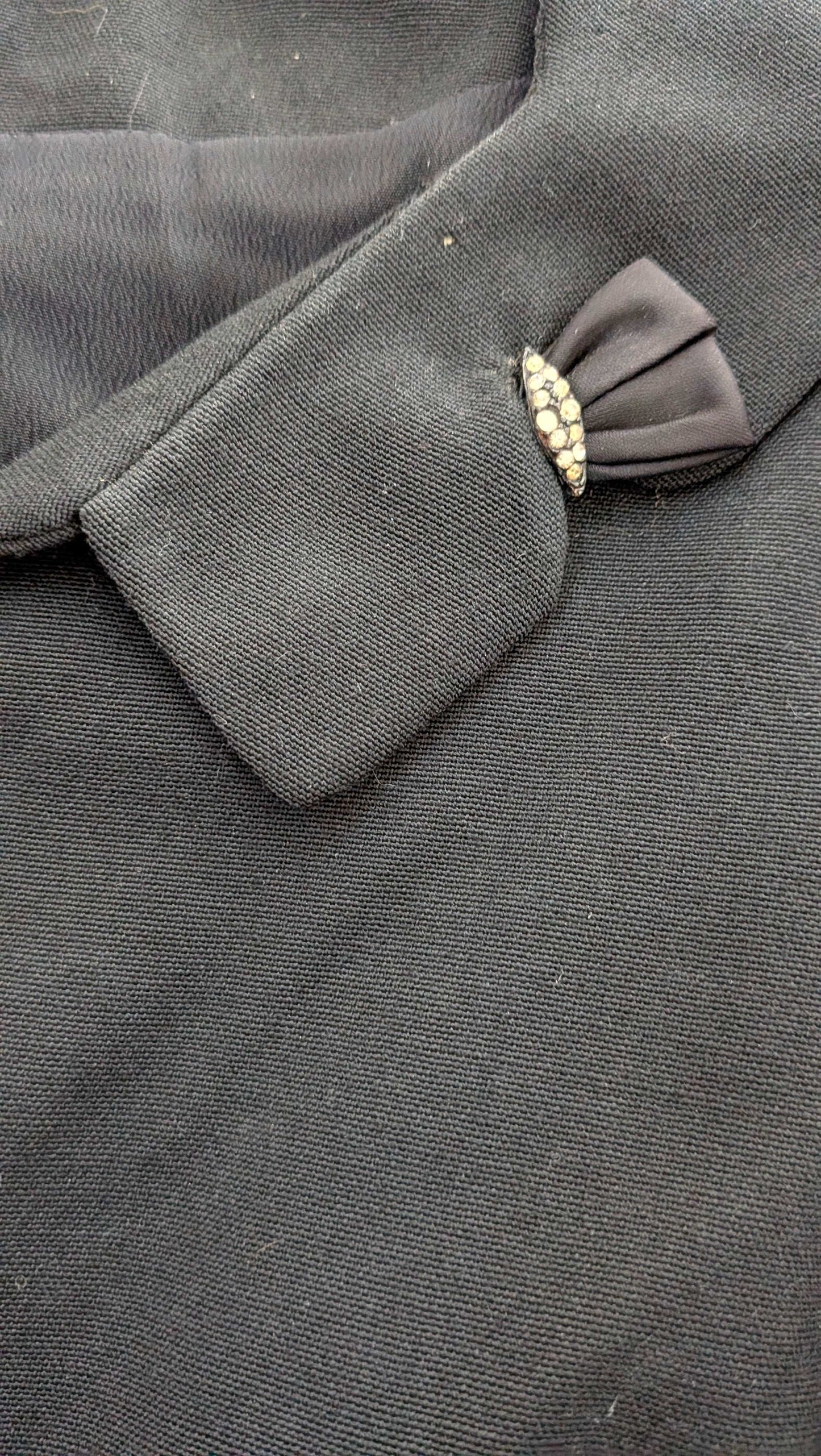 1940s black blazer blazer Rad Bonnie's Vintage