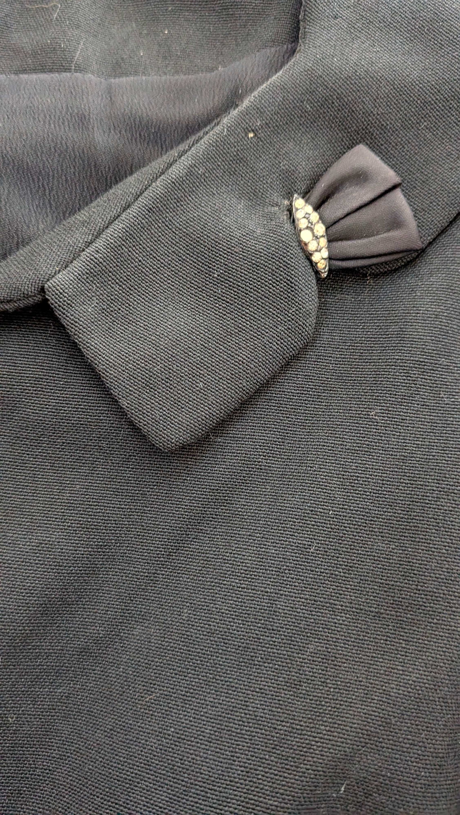 1940s black blazer blazer Rad Bonnie's Vintage