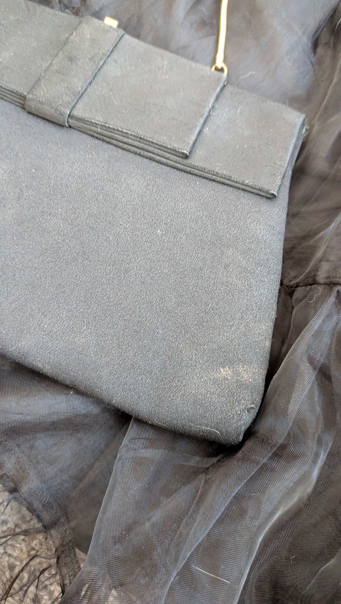 1960s black handbag Purse Rad Bonnie's Vintage