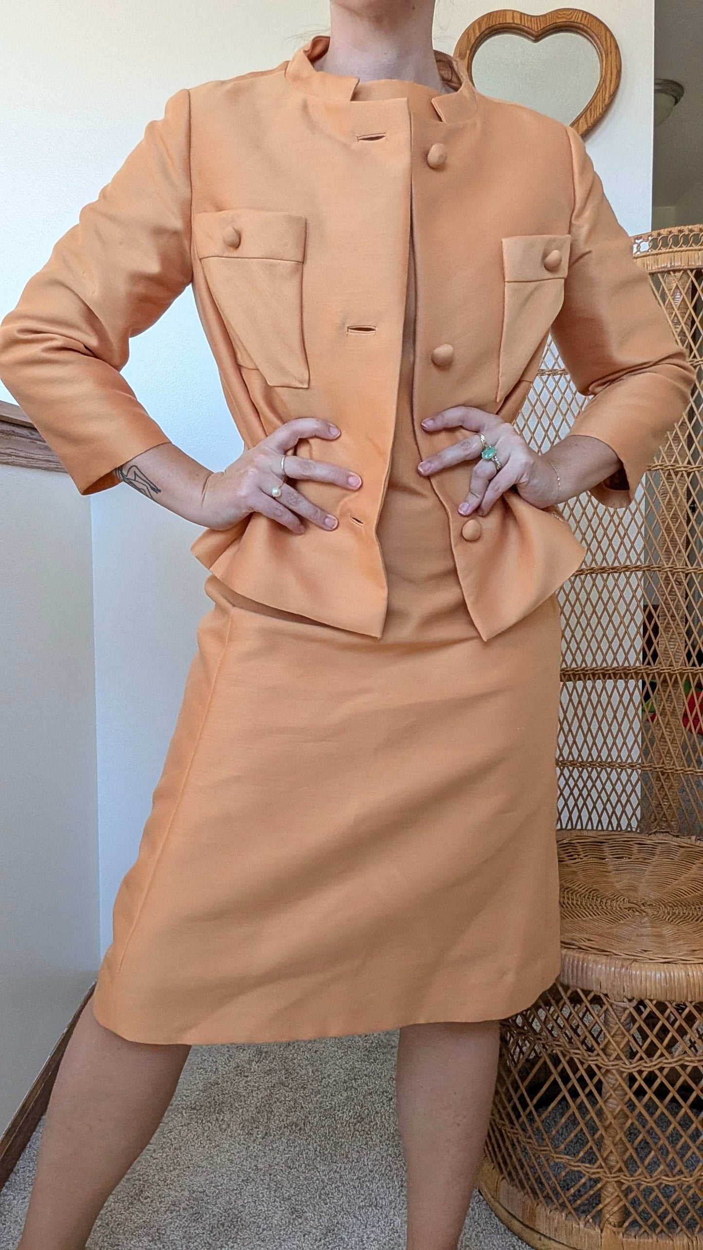 1960s pumpkin set Set Rad Bonnie's Vintage