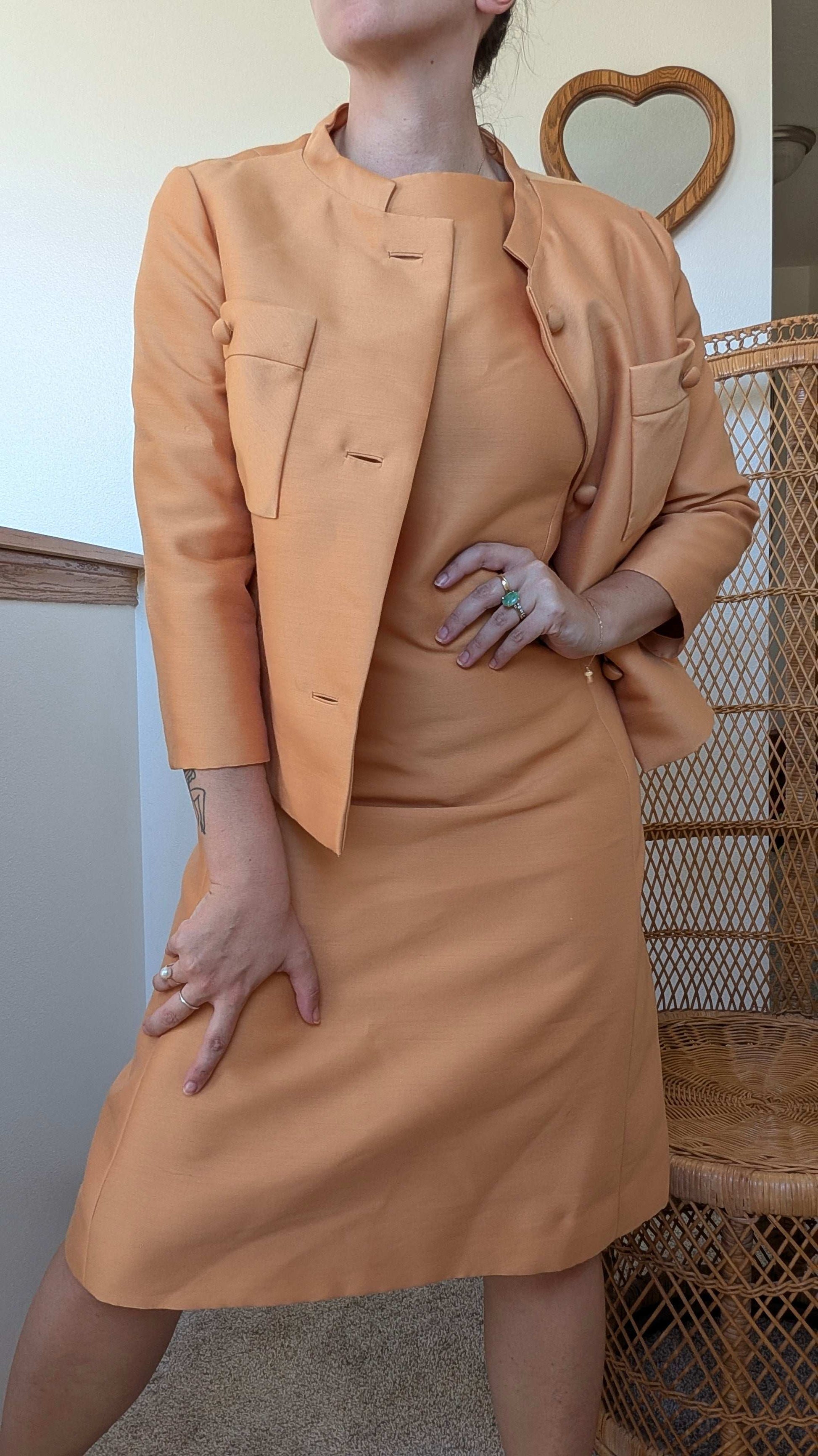 1960s pumpkin set Set Rad Bonnie's Vintage