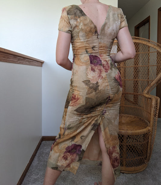1990s floral dress Dress Rad Bonnie's Vintage
