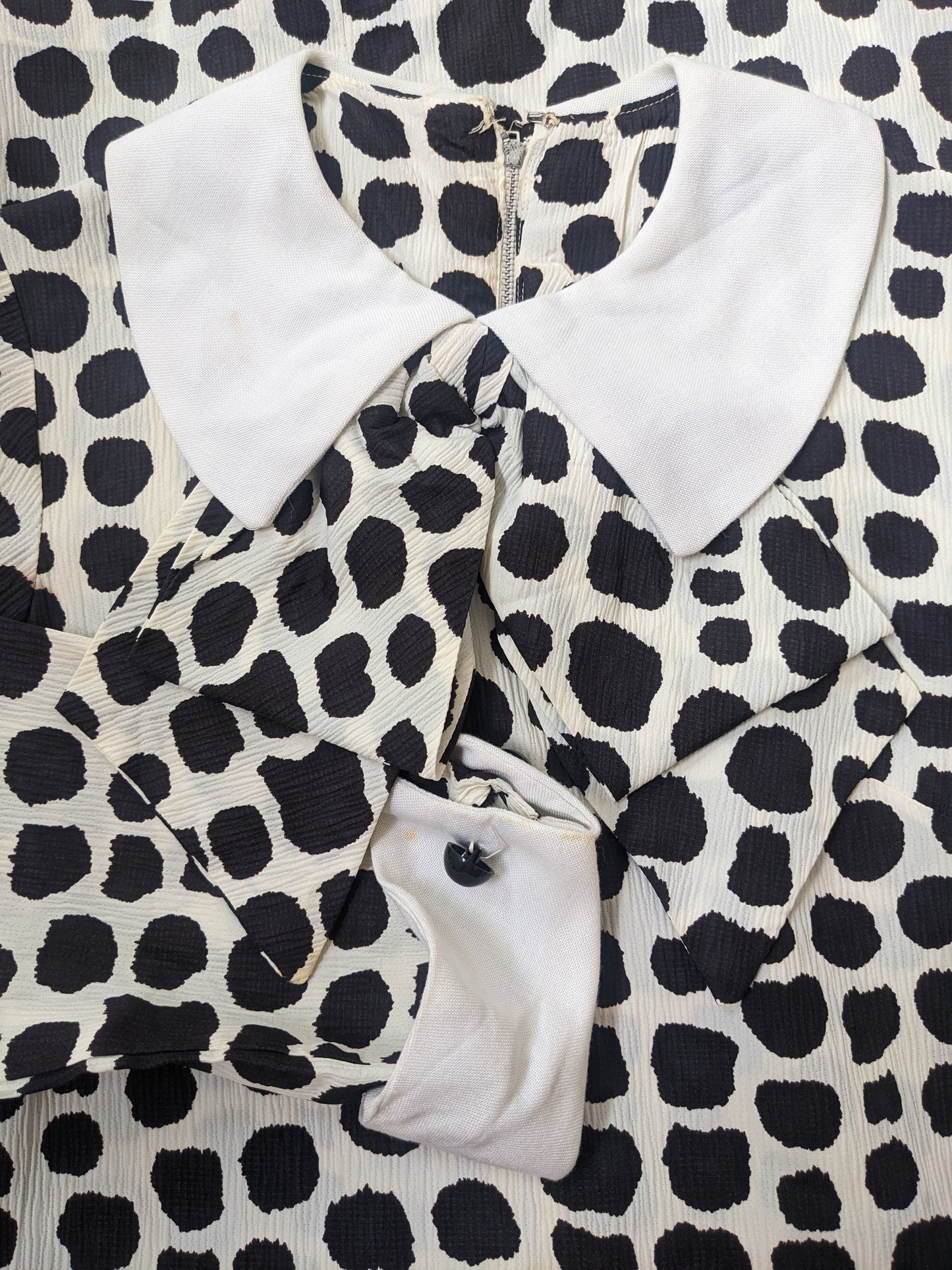 1960s mod spotted dress Dress Rad Bonnie's Vintage