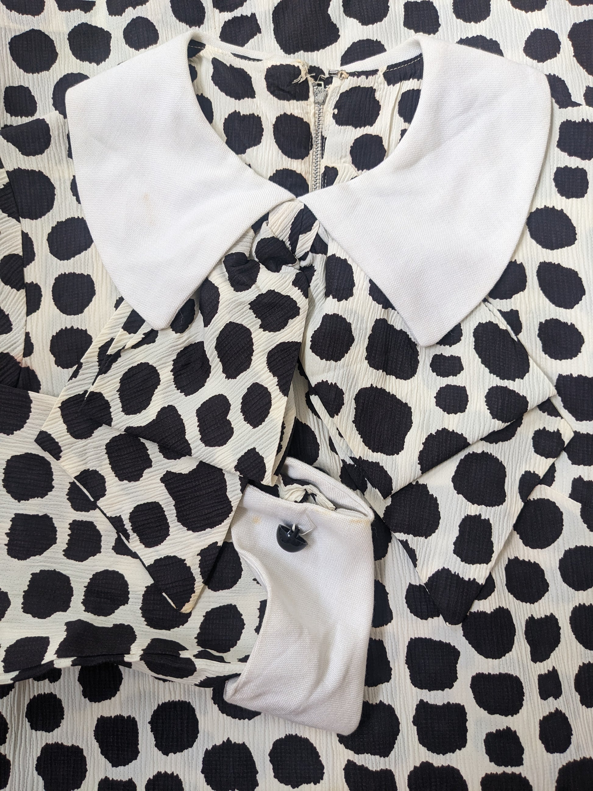 1960s mod spotted dress Dress Rad Bonnie's Vintage
