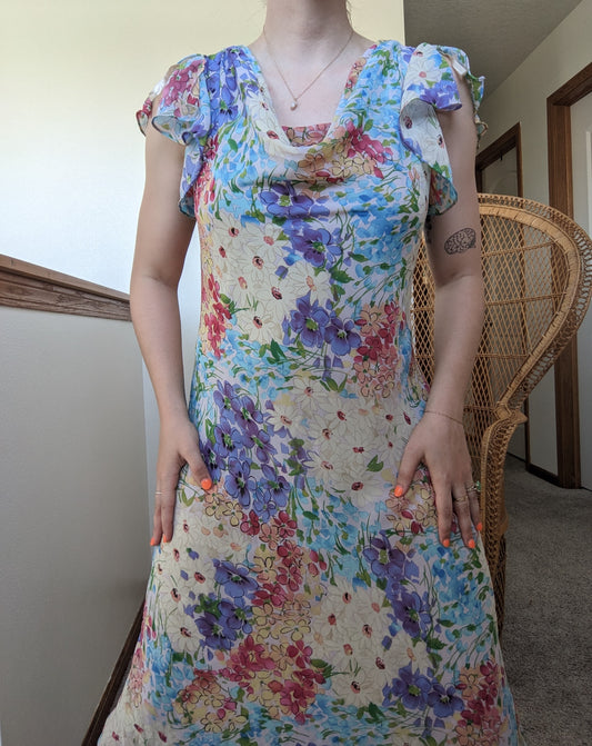 Y2k fluttery garden dress Dress Rad Bonnie's Vintage