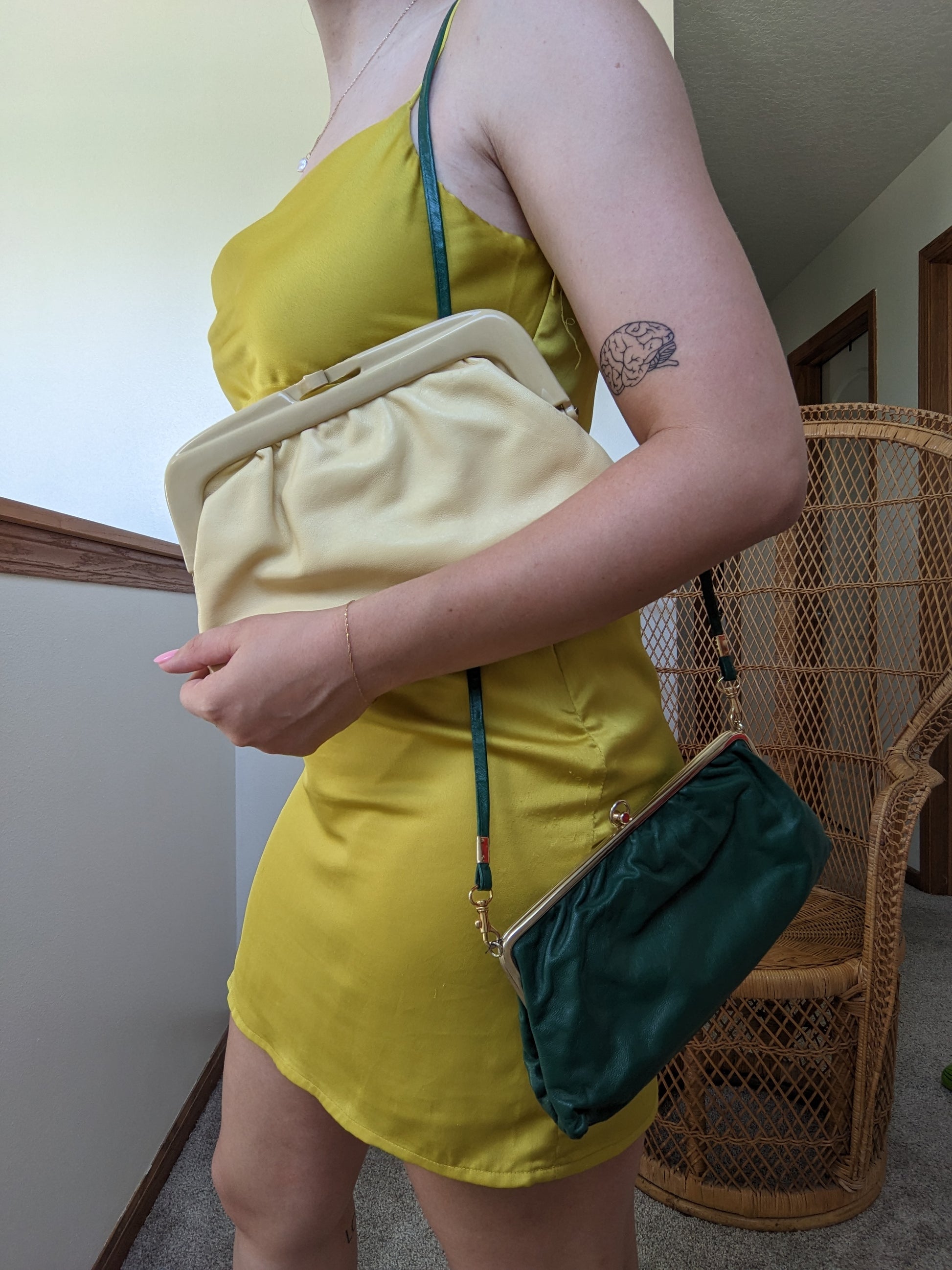 1970s Italian leather purse Rad Bonnie's Vintage