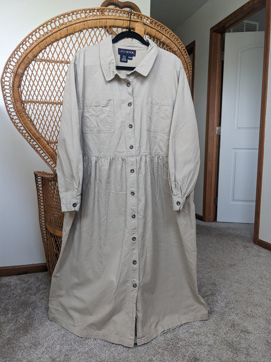 1990s safari dress Dress Rad Bonnie's Vintage