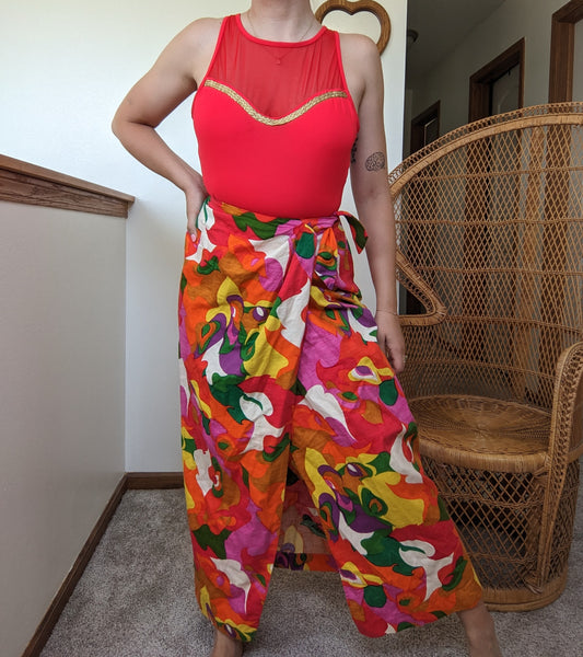 1970s Andrade Honolulu wrap skirt Skirt Rad Bonnie's Vintage