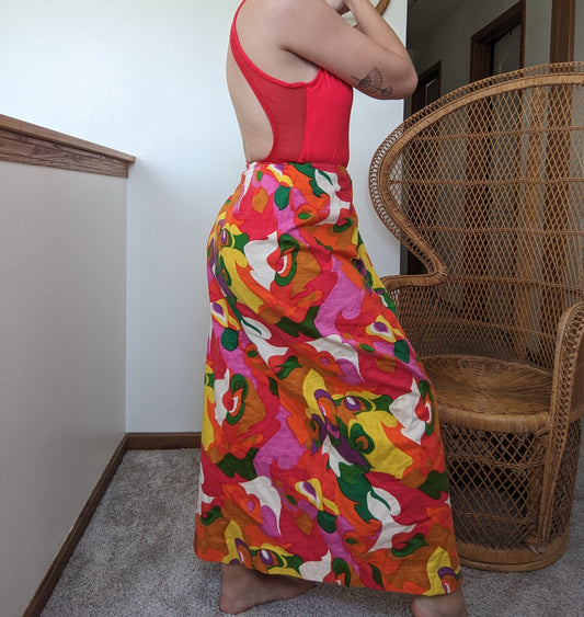 1970s Andrade Honolulu wrap skirt Skirt Rad Bonnie's Vintage
