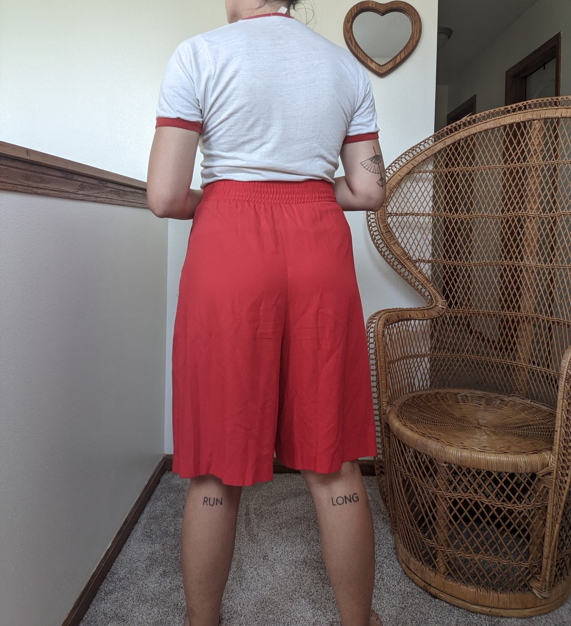 1980s union made red shorts Pants Rad Bonnie's Vintage