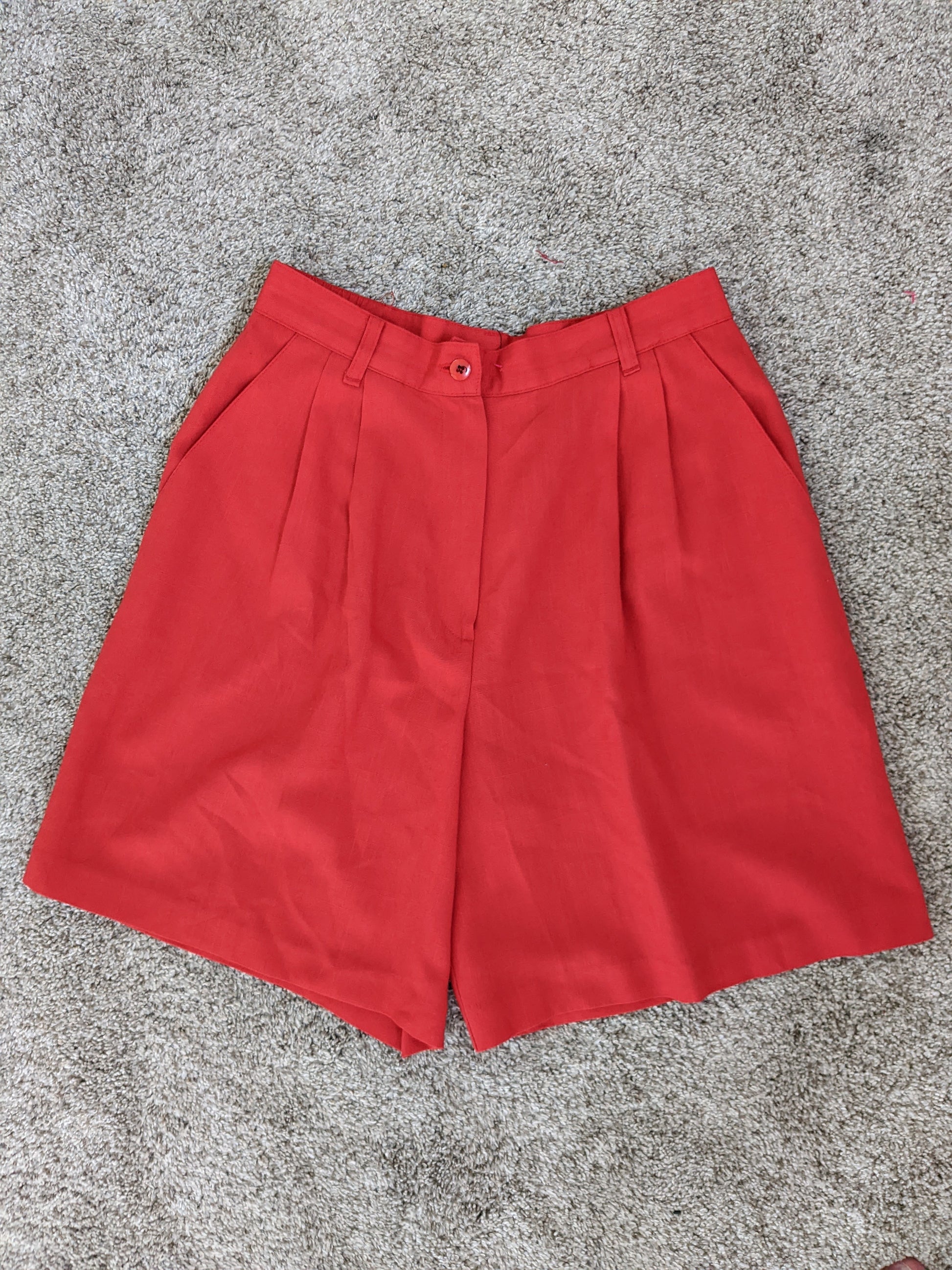 1980s red Bermuda shorts Pants Rad Bonnie's Vintage