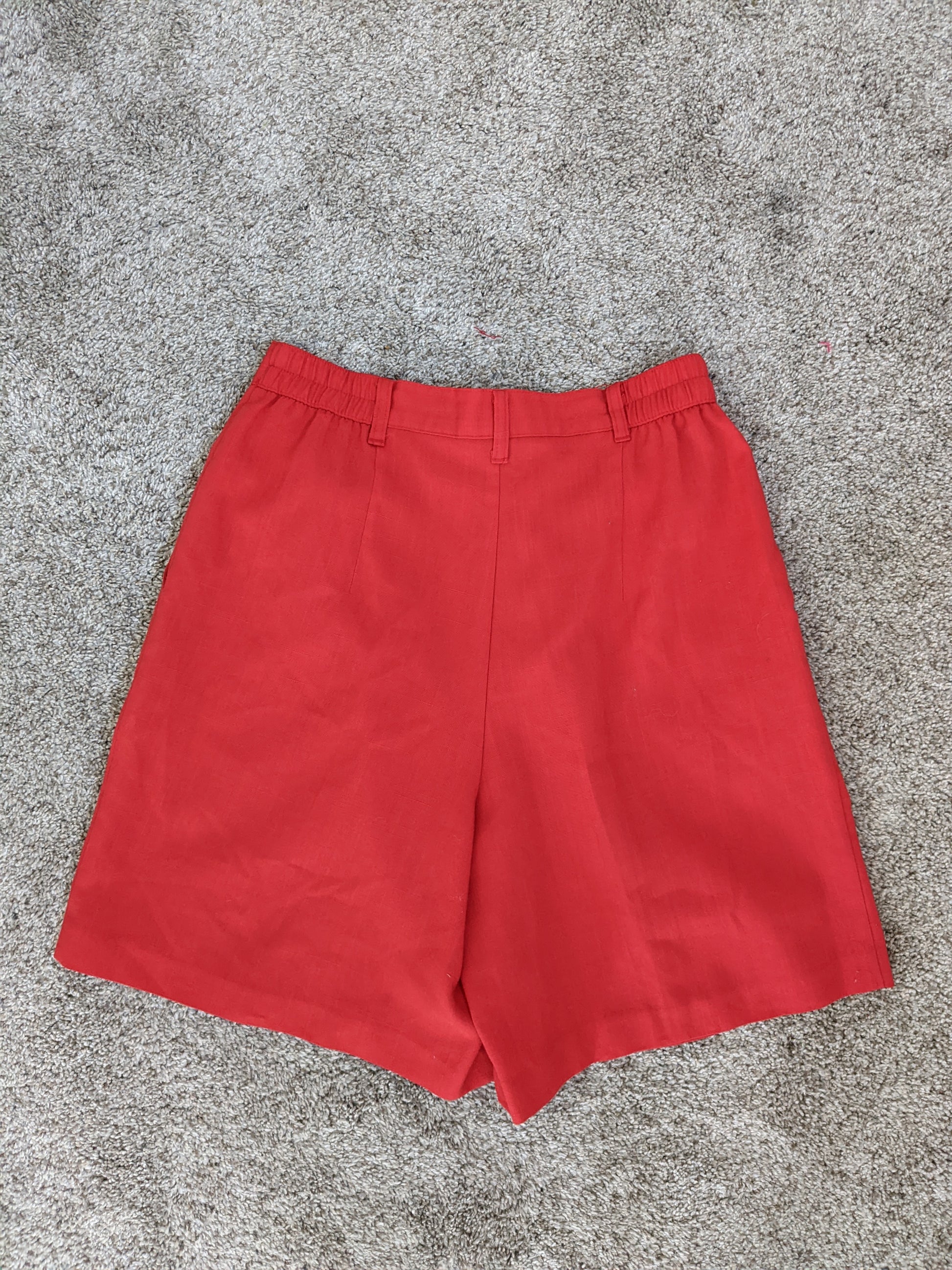 1980s red Bermuda shorts Pants Rad Bonnie's Vintage