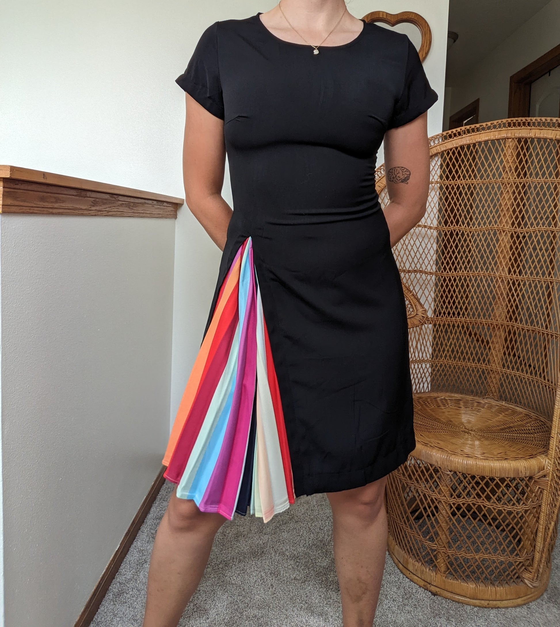Rainbow little black dress Dress Rad Bonnie's Vintage