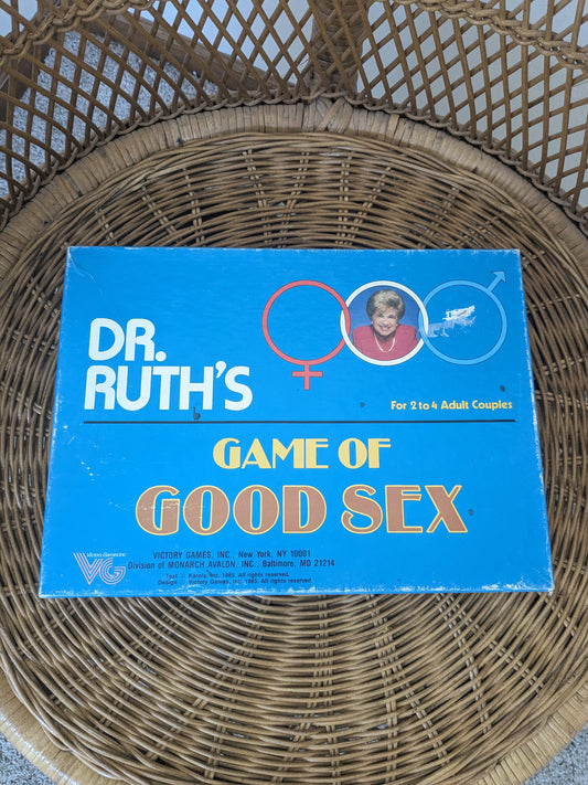 Dr. Ruth's "Game of Good Sex" board game Board game Rad Bonnie's Vintage