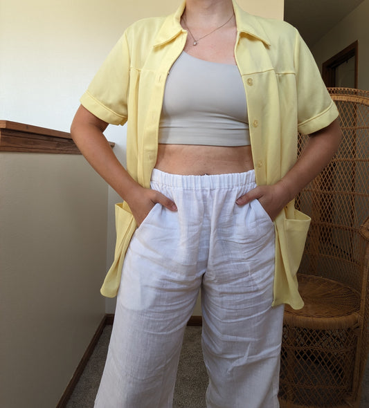 1970s yellow top Rad Bonnie's Vintage