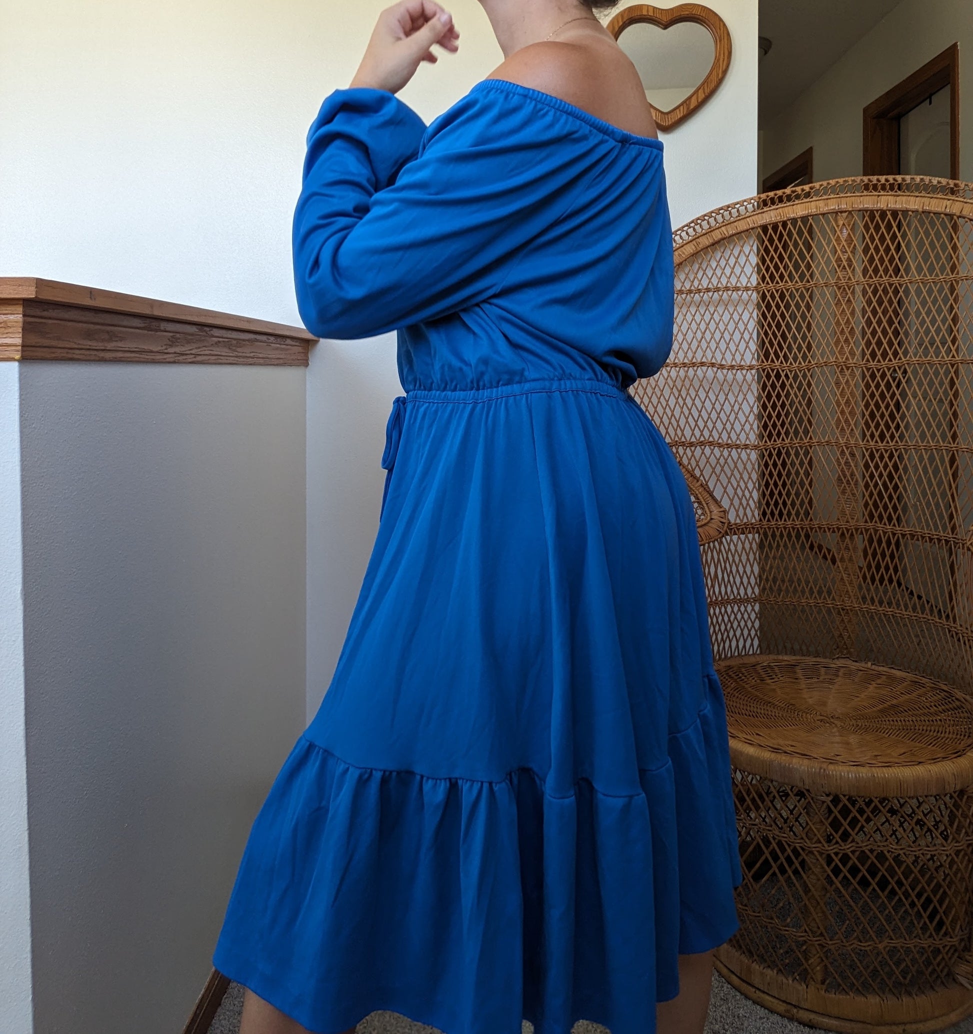 peasant dress blue Costume Design: Belle's Blue Peasant Dress