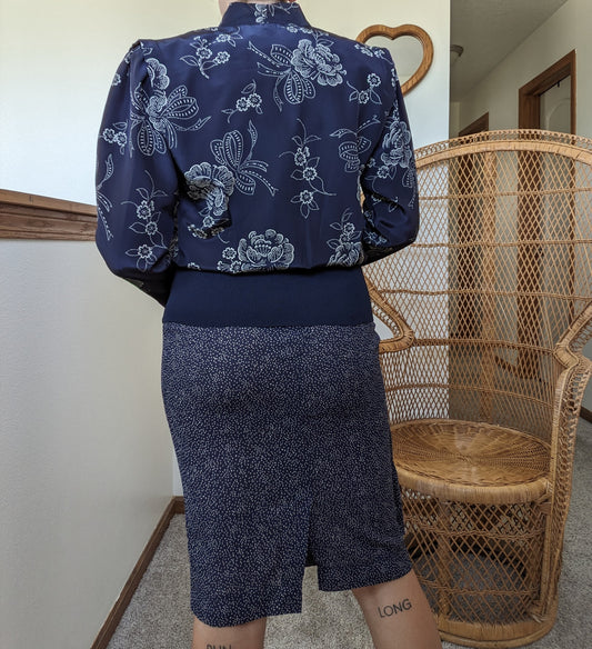 1980s print mixing dress Dress Rad Bonnie's Vintage