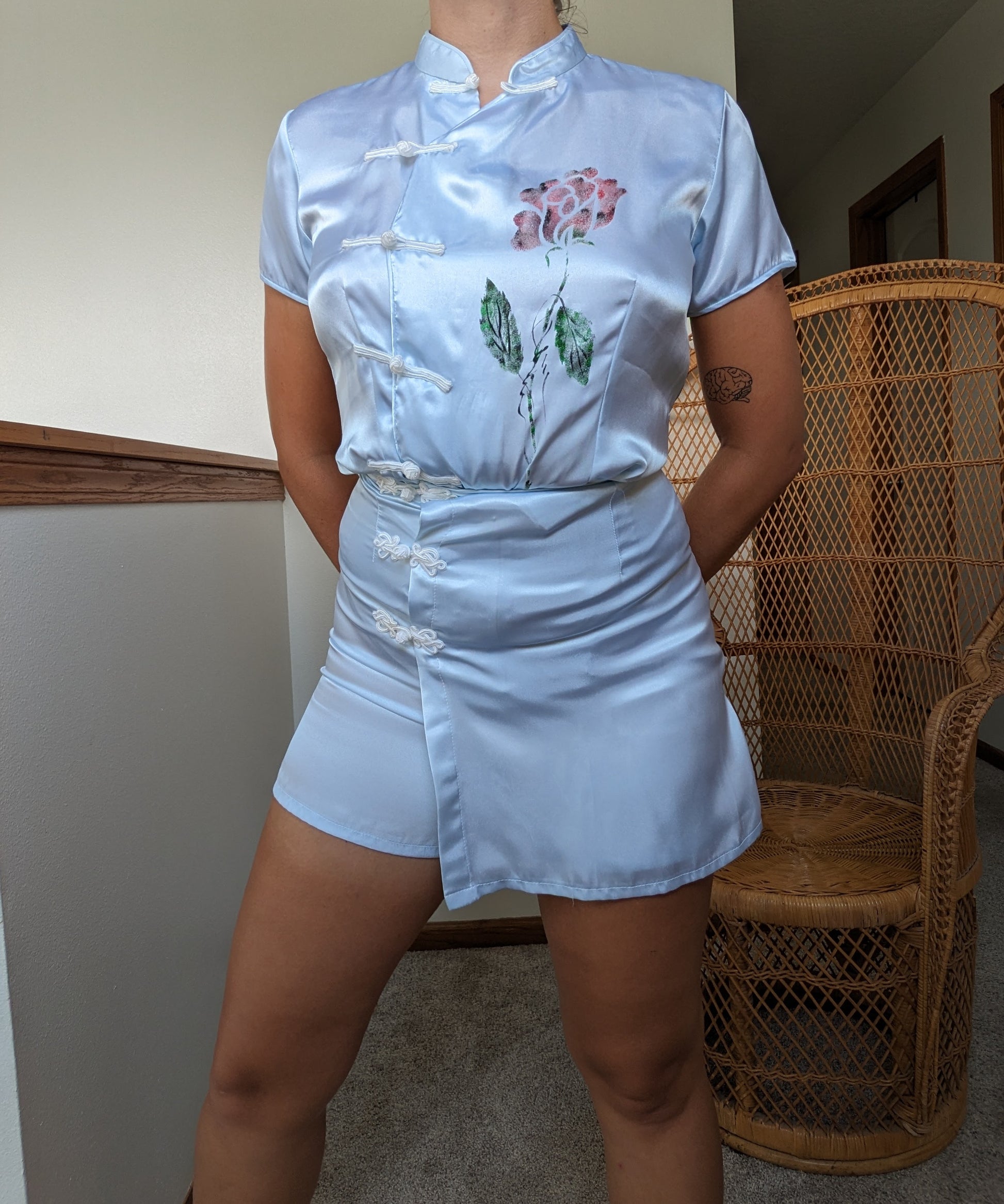 1970s hand painted pajamas Pajamas Rad Bonnie's Vintage