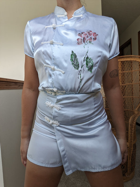 1970s hand painted pajamas Pajamas Rad Bonnie's Vintage