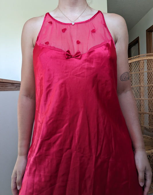 1980s red slip Slip Rad Bonnie's Vintage