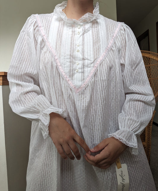1980s deadstock night shirt Pajamas Rad Bonnie's Vintage