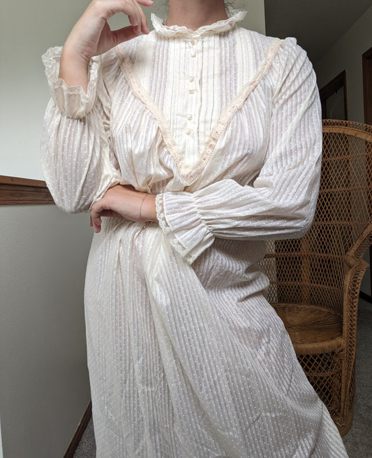 1980s night dress Pajamas Rad Bonnie's Vintage