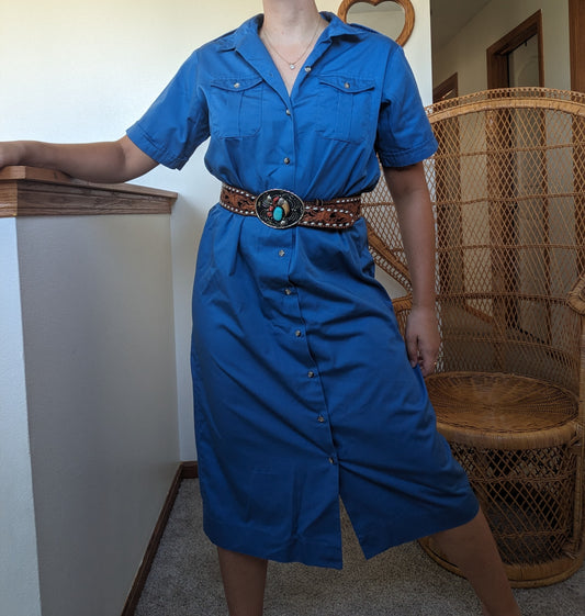 1980s L.L. Bean shirt dress Dress Rad Bonnie's Vintage